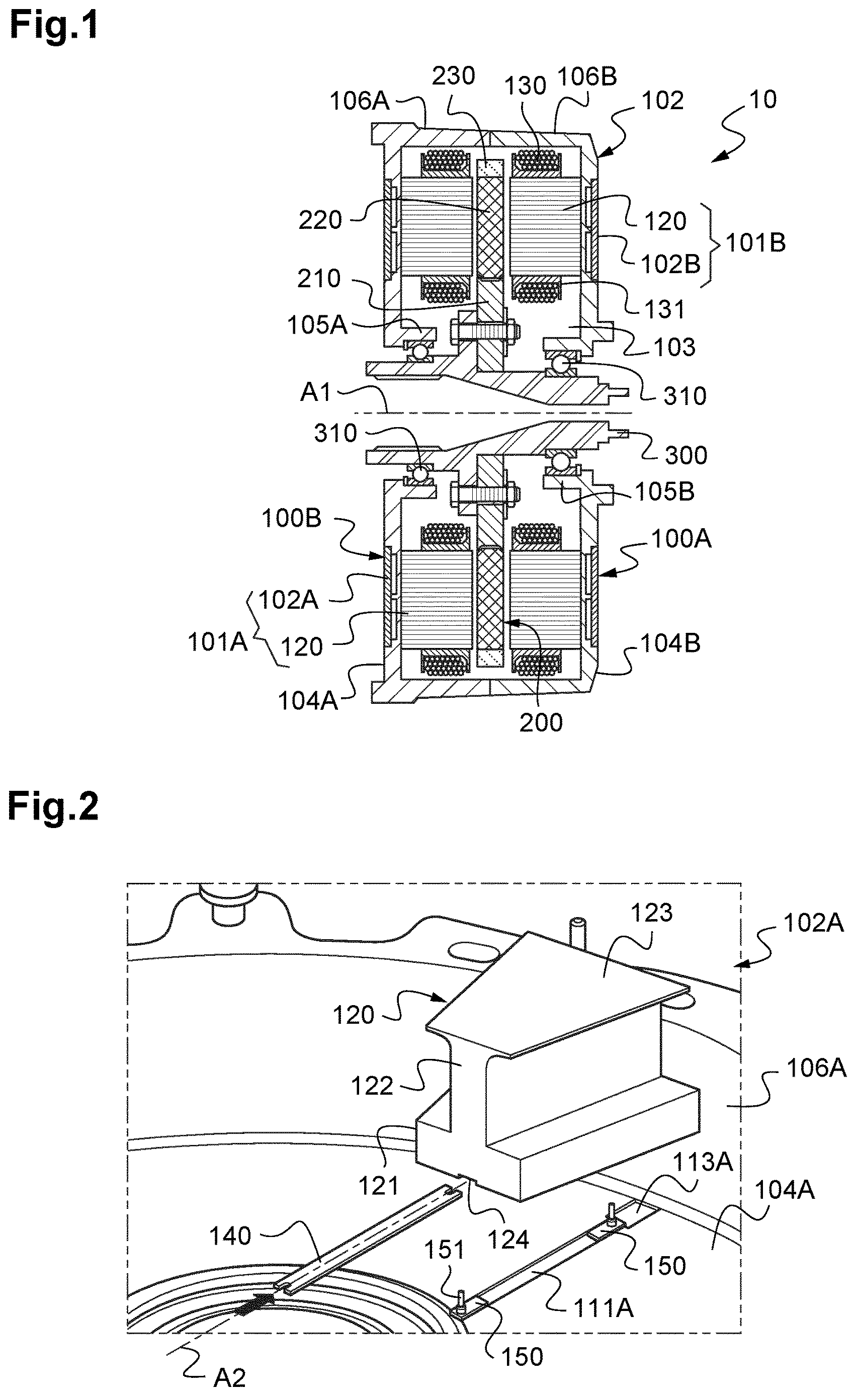 Patent US12620844 Figure 1 – Stator body and method for assembling such a stator body