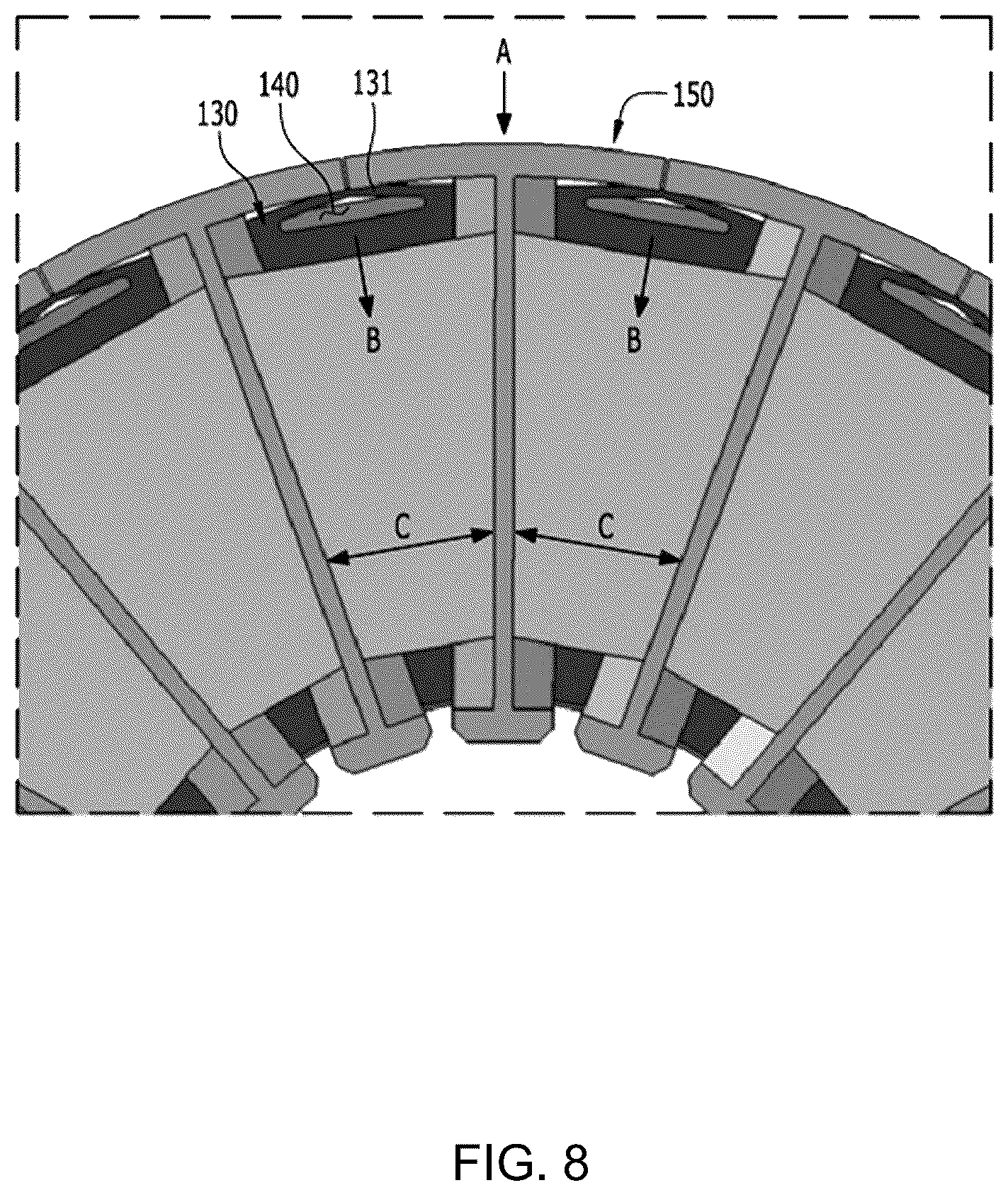 Patent US12620847 Figure 8 – Stator for AFPM motor and method of manufacturing the same