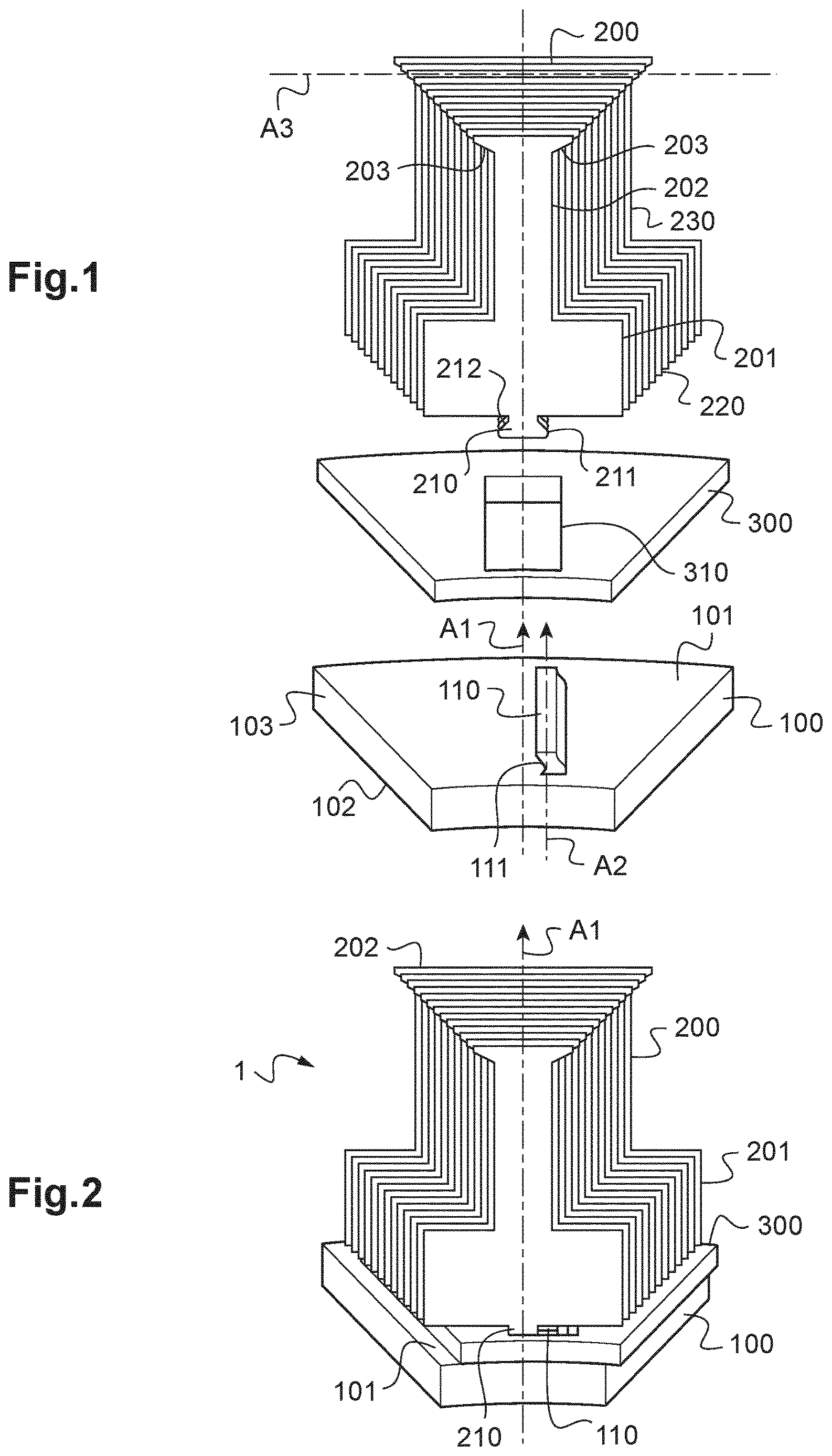 Patent US12620848 Figure 1 – Stator body for an axial flux electric machine