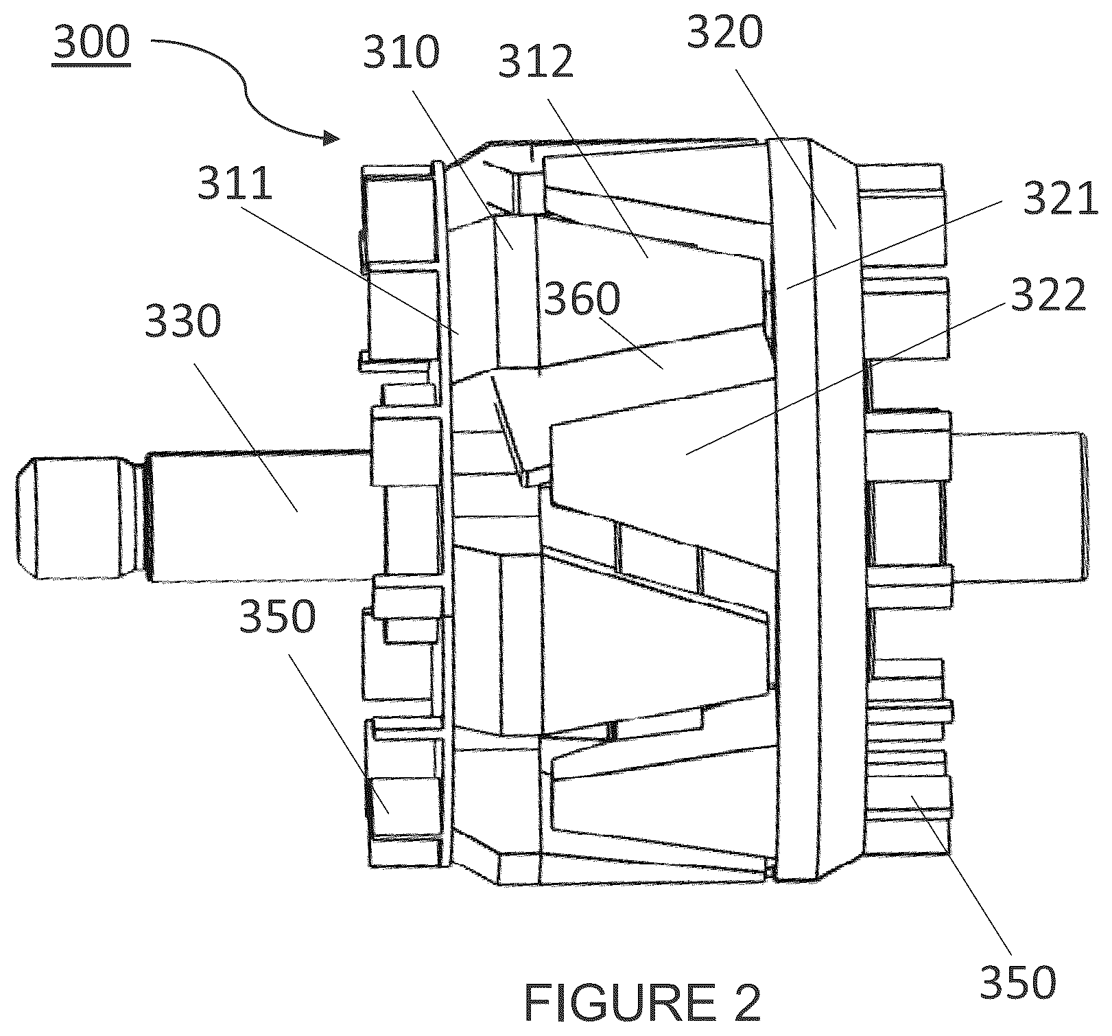 Patent US12620849 Figure 5 – Brushless alternator