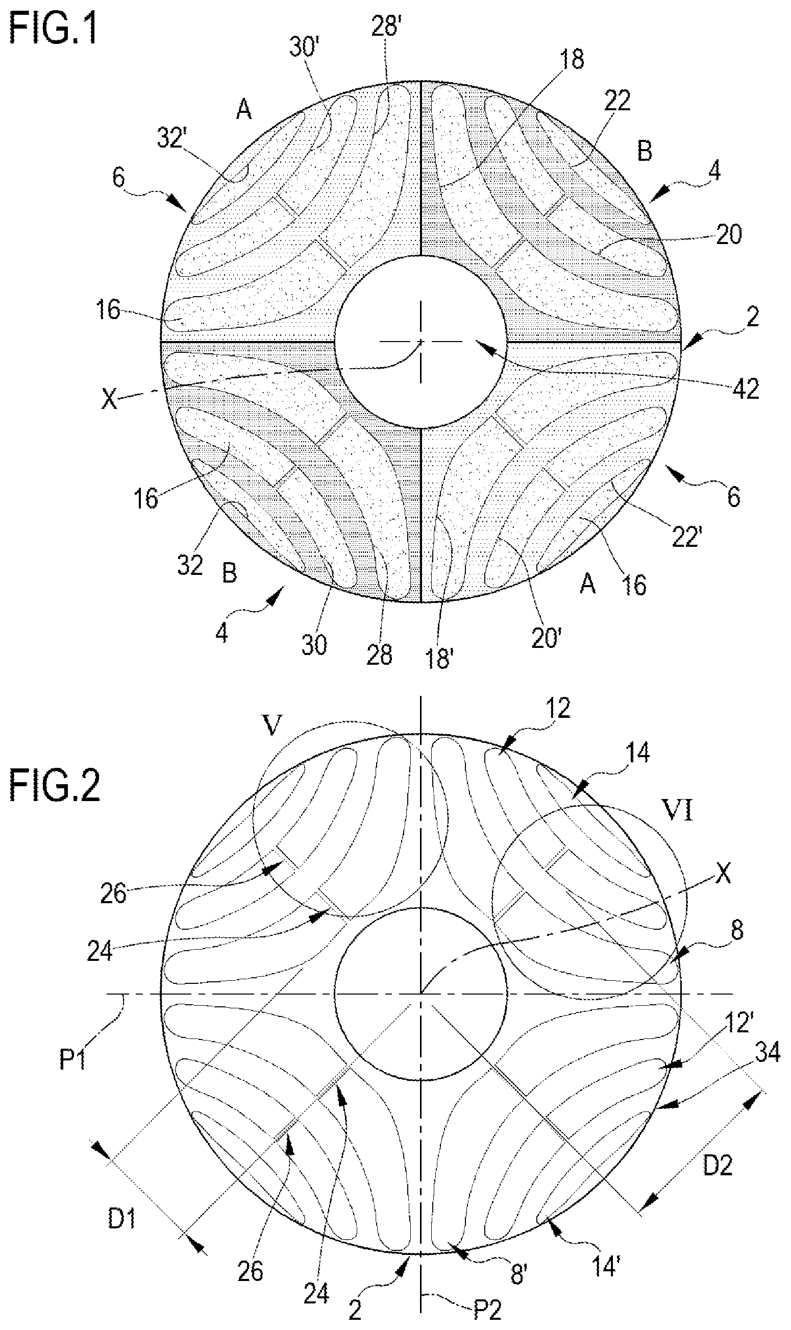 Patent US12620850 Figure 1 – Rotor, manufacturing method, synchronous electric machine, and vehicle