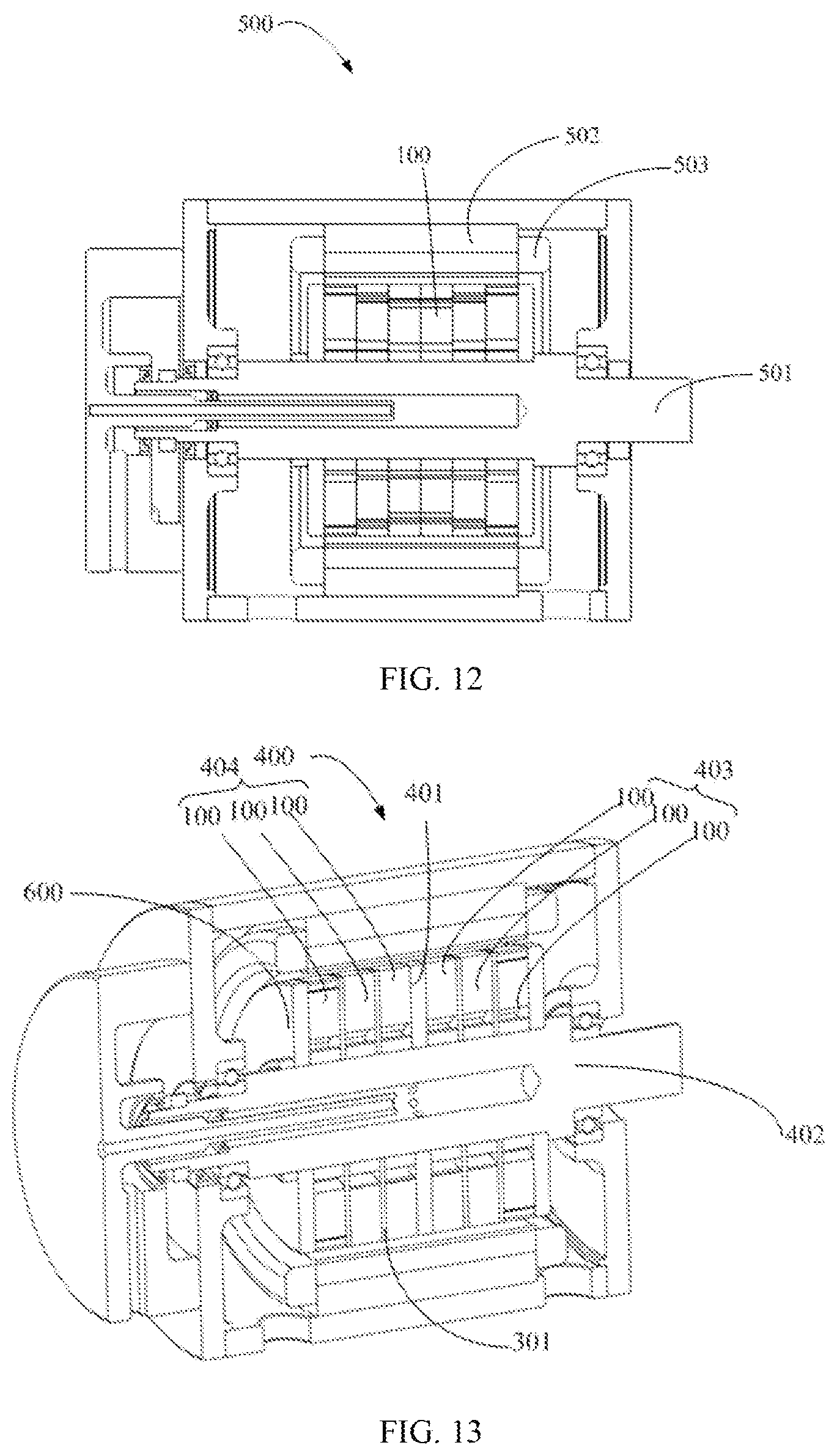 Patent US12620856 Figure 7 – Rotor unit, rotor, and motor structure