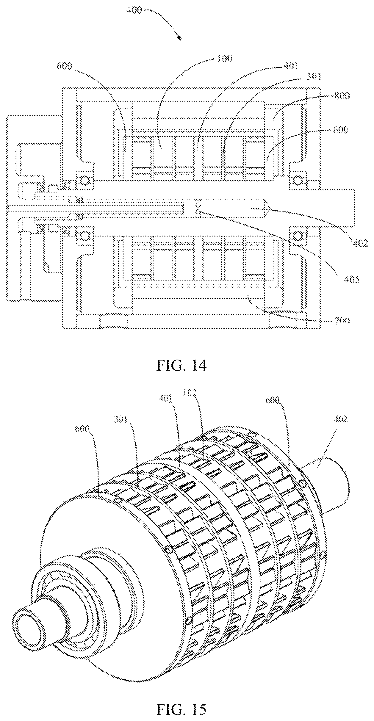 Patent US12620856 Figure 8 – Rotor unit, rotor, and motor structure