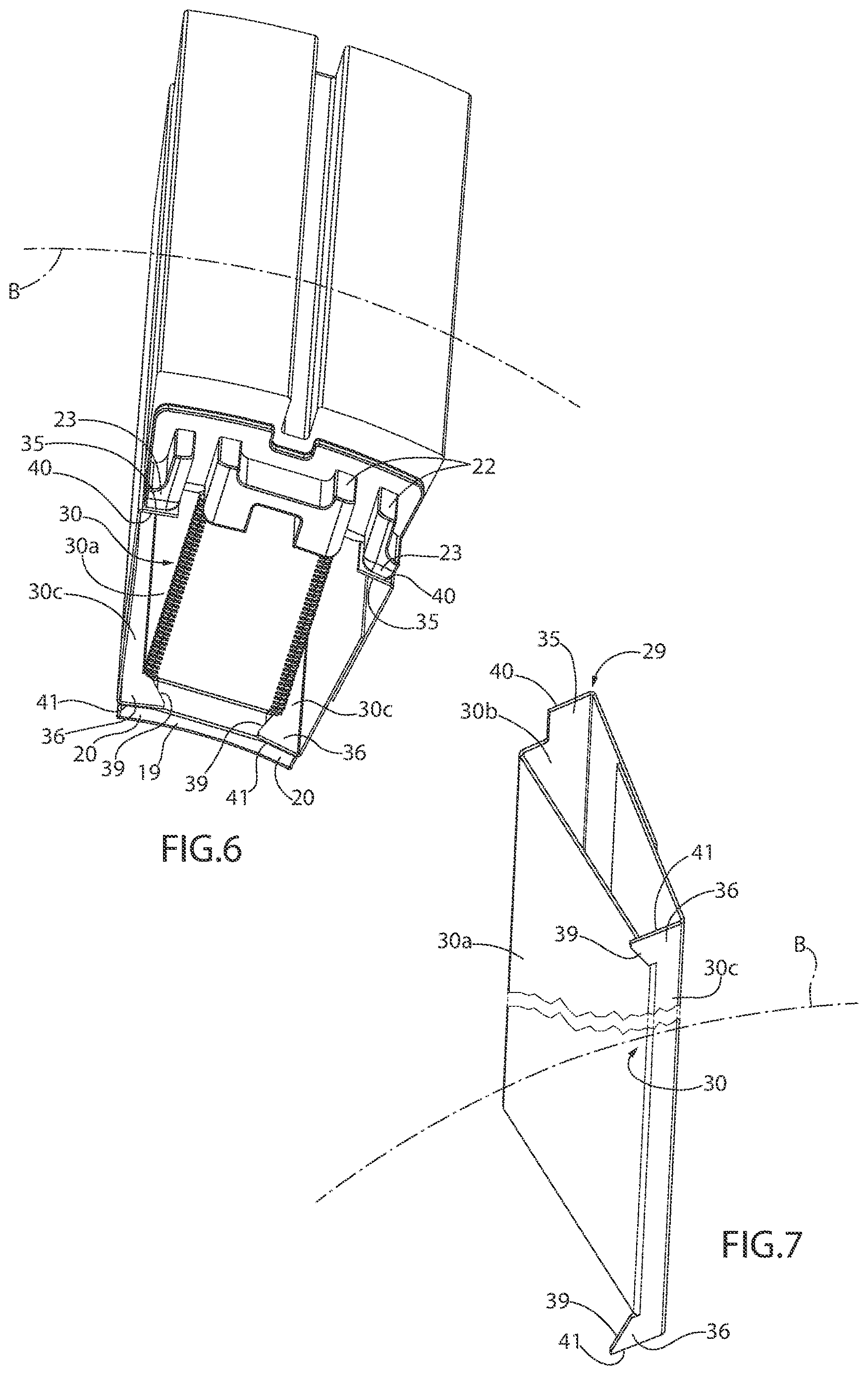 Patent US12620858 Figure 4 – Electric machine stator with foldable insulating elements, and method for manufacturing such a stator