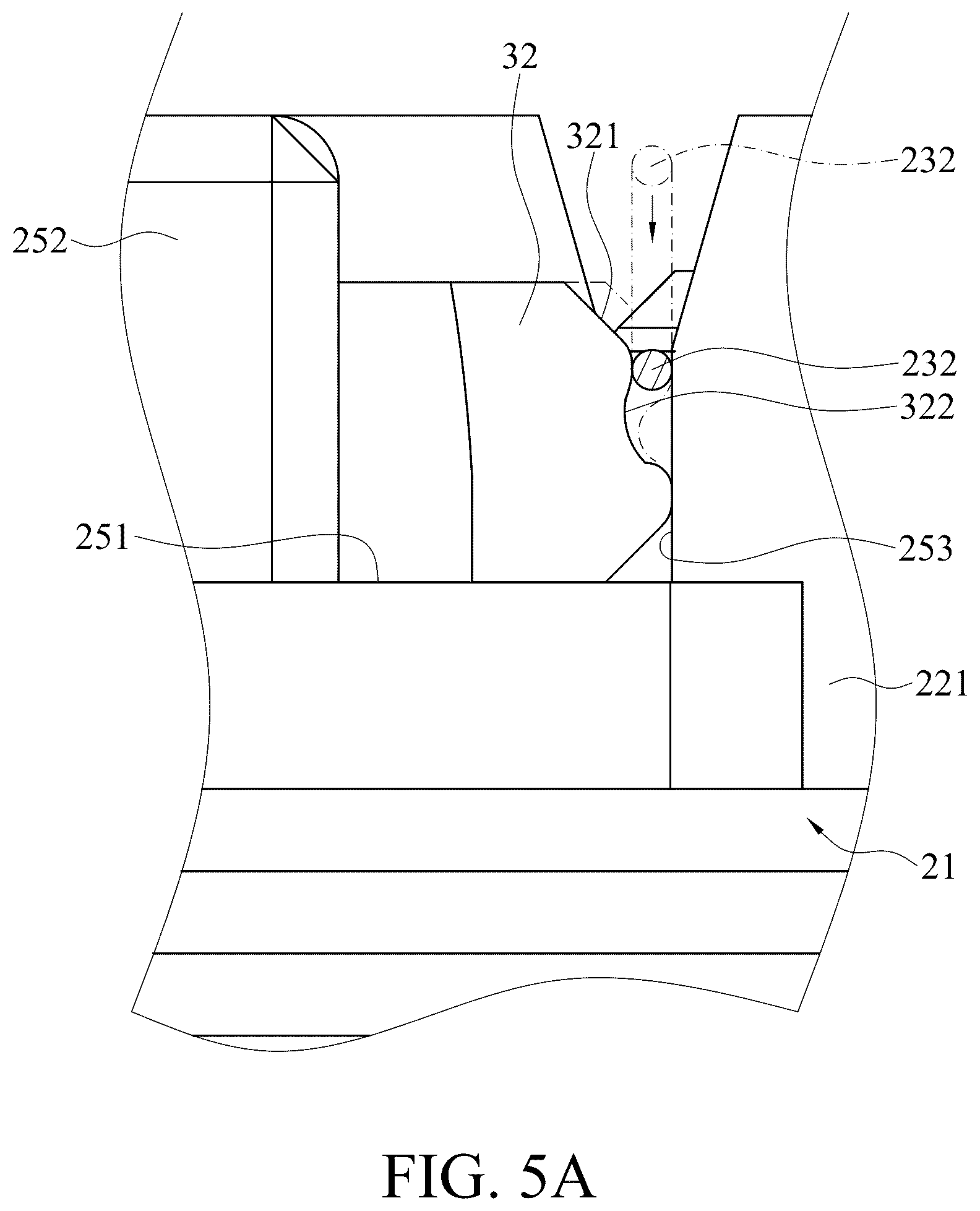 Patent US12620859 Figure 5 – Motor stator structure