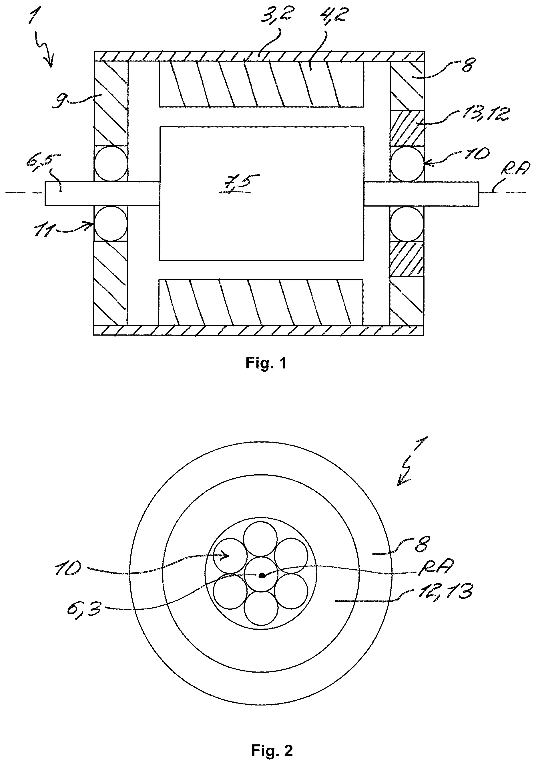 Patent US12620861 Figure 1 – Synchronous machine
