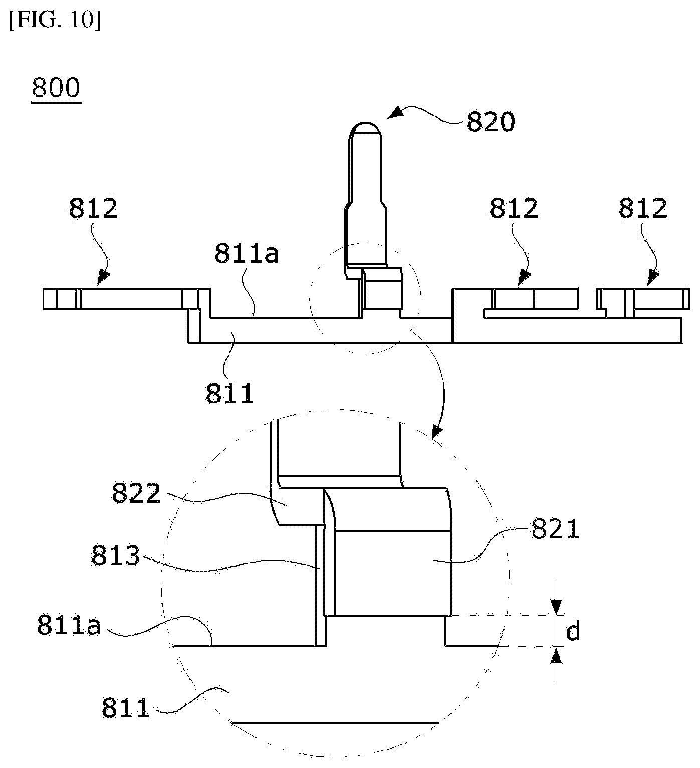Patent US12620863 Figure 8 – Busbar and motor comprising same