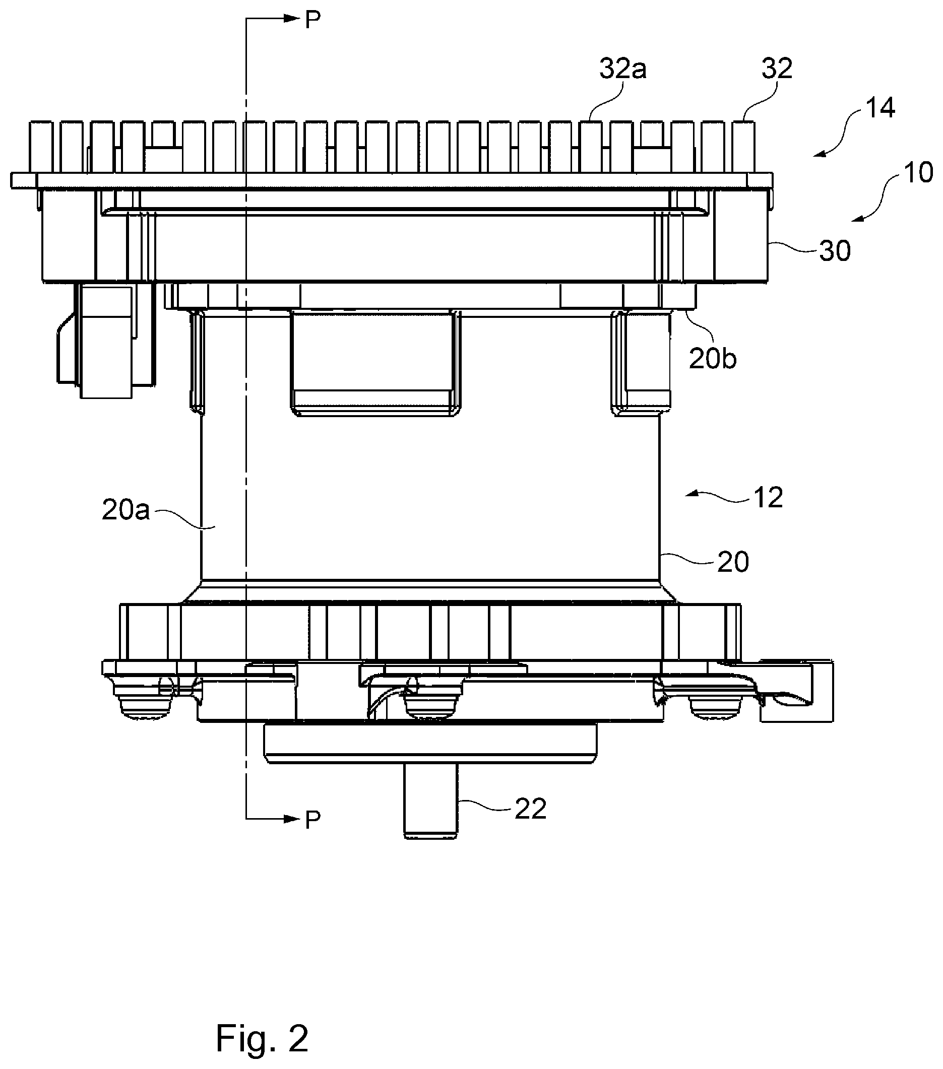 Patent US12620864 Figure 2 – Cover member and a motor unit