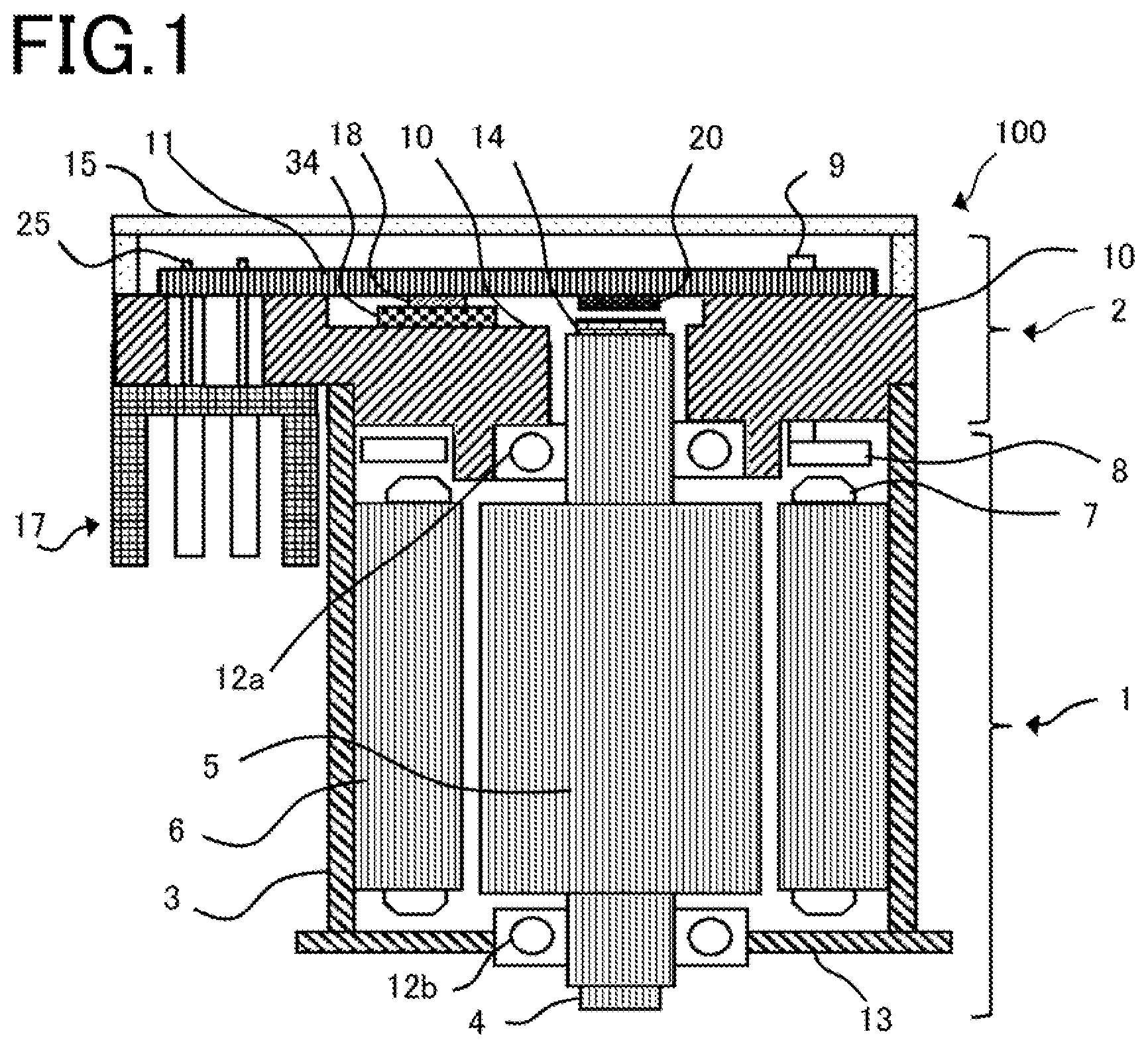 Patent US12620865 — Circuit connection apparatus, electric rotating machine apparatus and manufacturing method for circuit connection apparatus — Figure 1