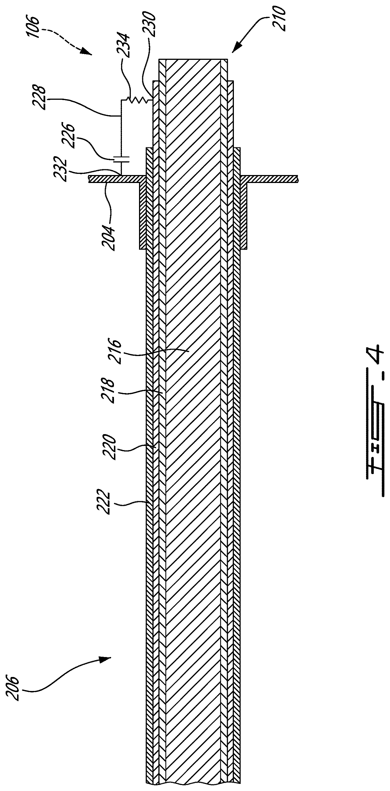 Patent US12620866 Figure 4 – Wiring harness conductive shield termination arrangement
