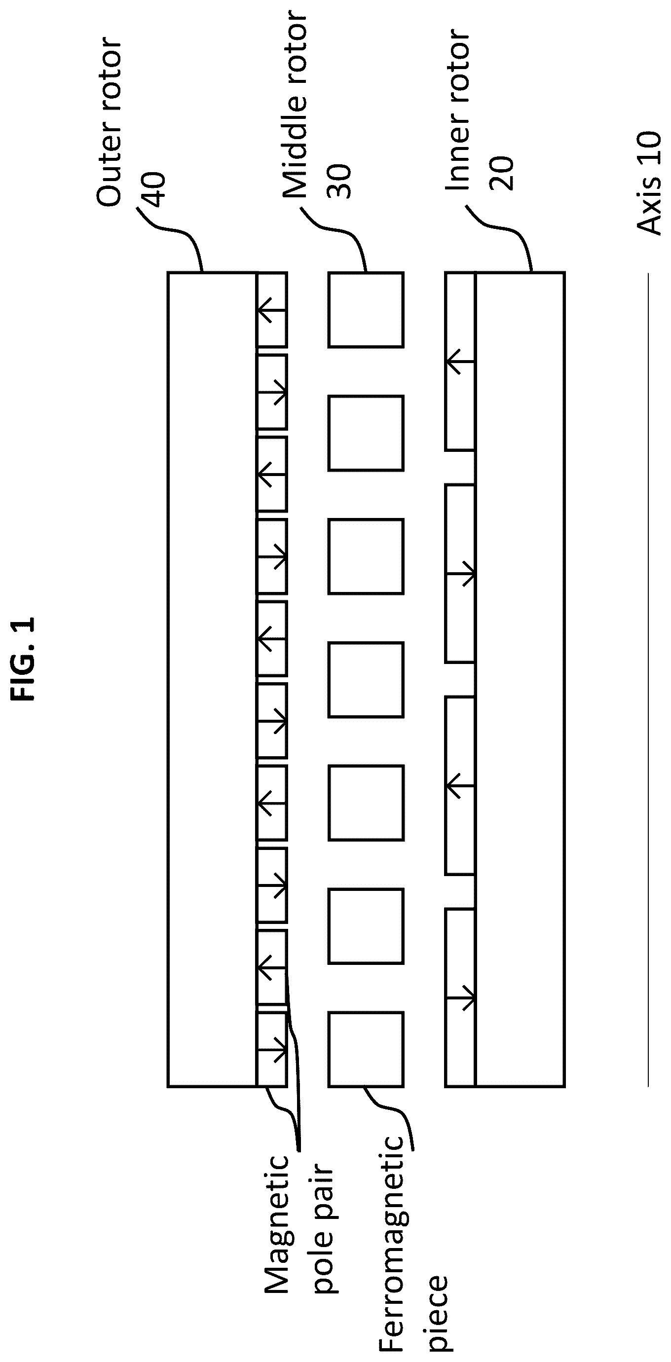 Patent US12620868 Figure 1 – Transverse pseudo direct drive