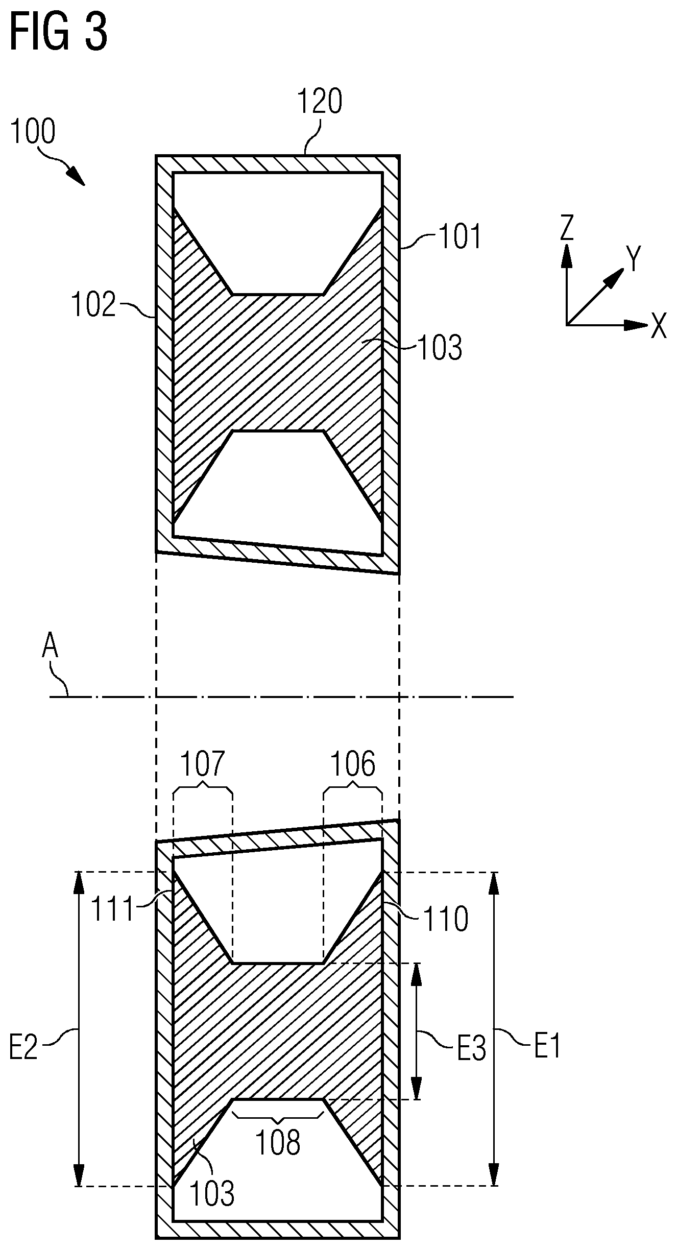 Patent US12620869 Figure 2 – Stator of an electric generator having a reinforcement structure