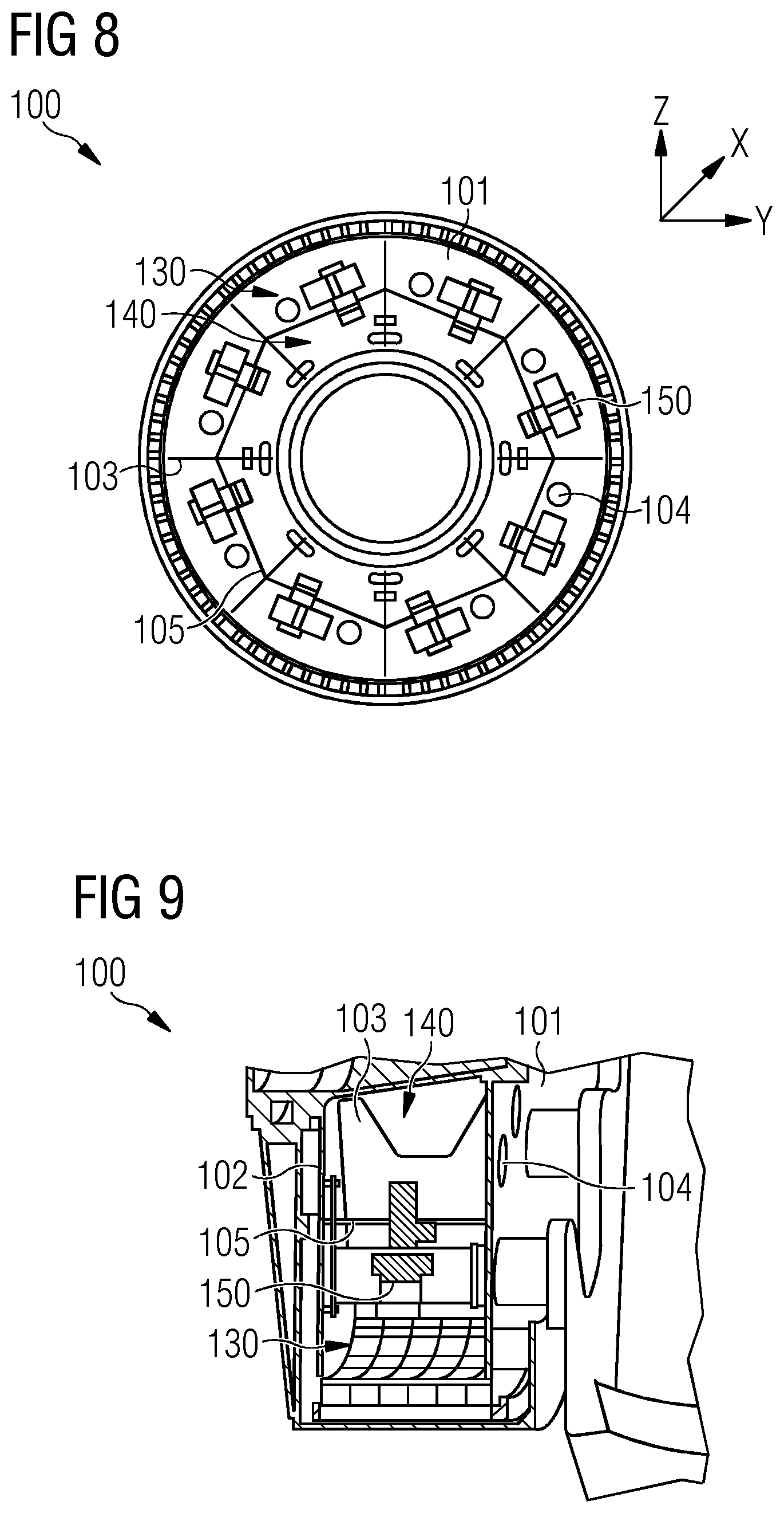Patent US12620869 Figure 6 – Stator of an electric generator having a reinforcement structure