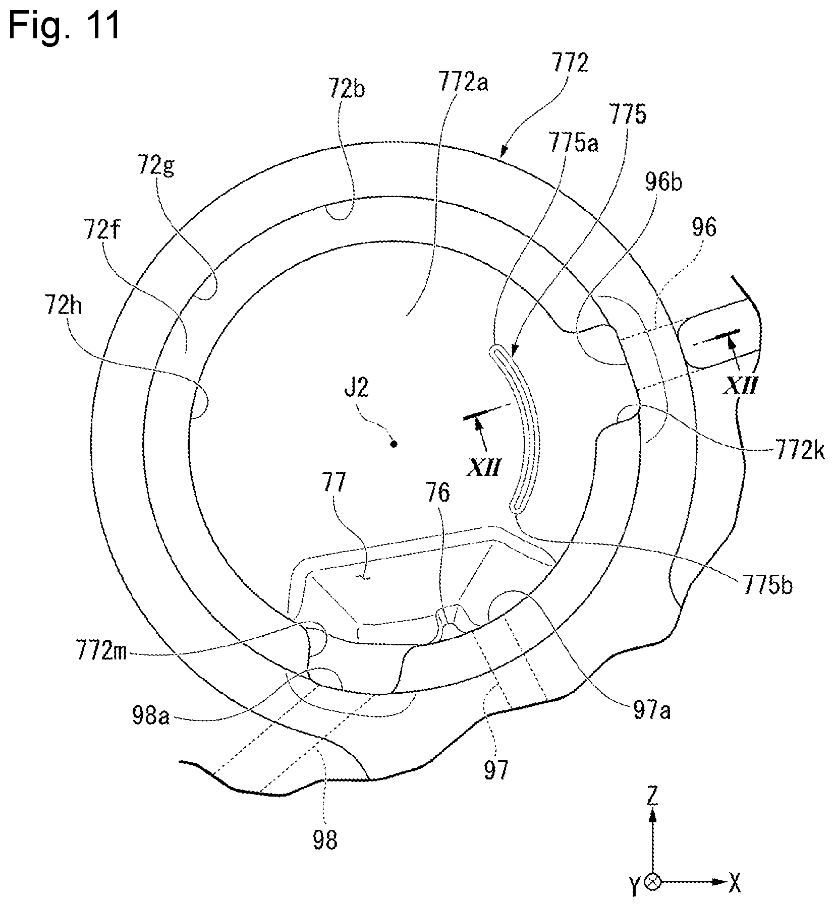 Patent US12620873 Figure 11 – Drive device