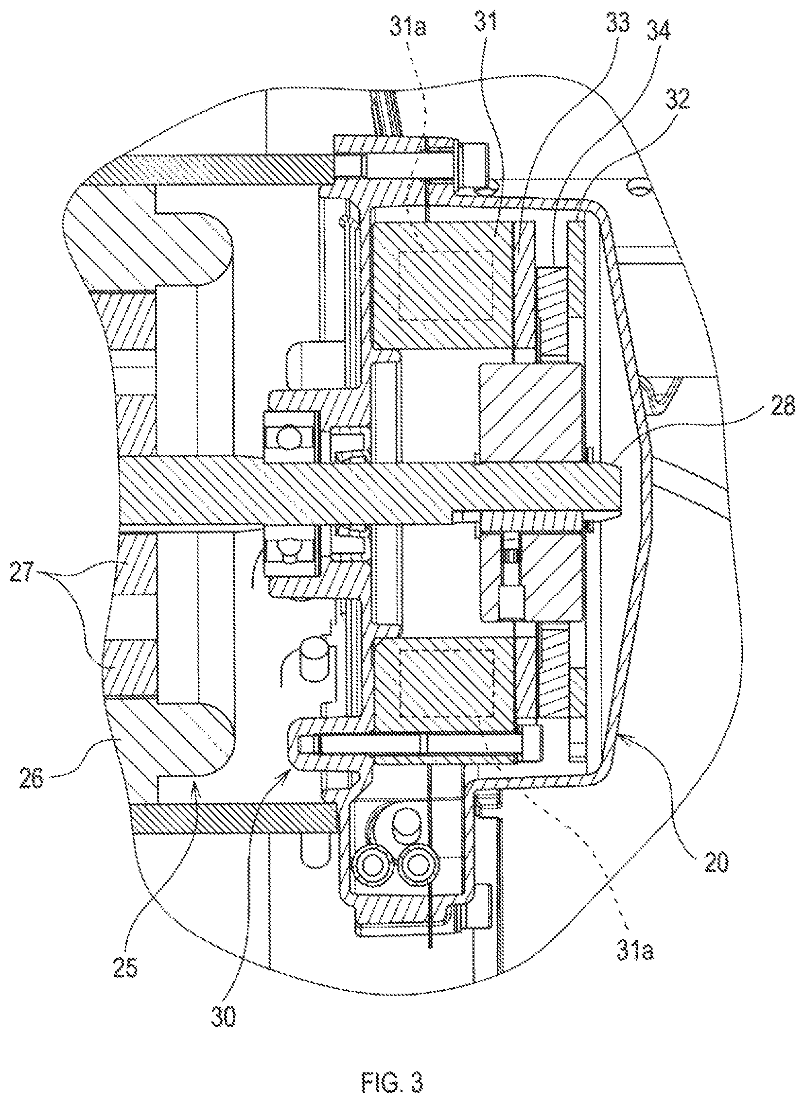Patent US12620875 Figure 3 – Battery-powered wheelbarrow
