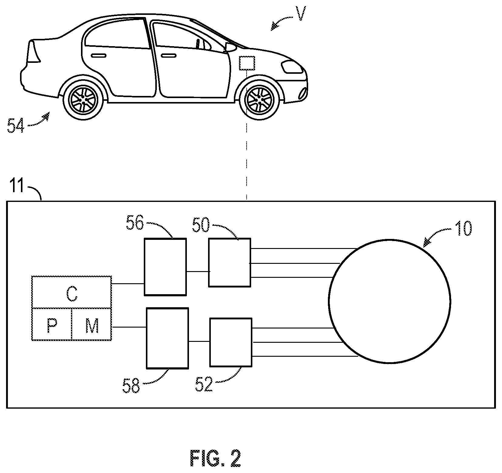 Patent US12620877 Figure 2 – Propulsion system with dual-wound electric motor and dual inverter configuration
