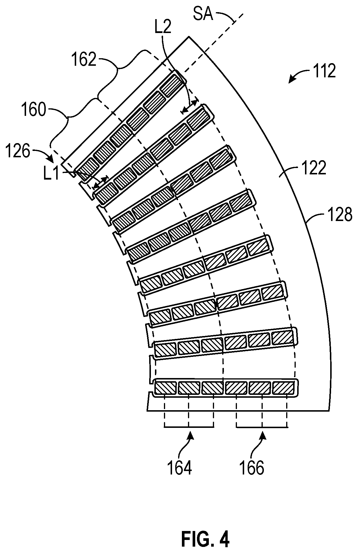 Patent US12620877 Figure 4 – Propulsion system with dual-wound electric motor and dual inverter configuration