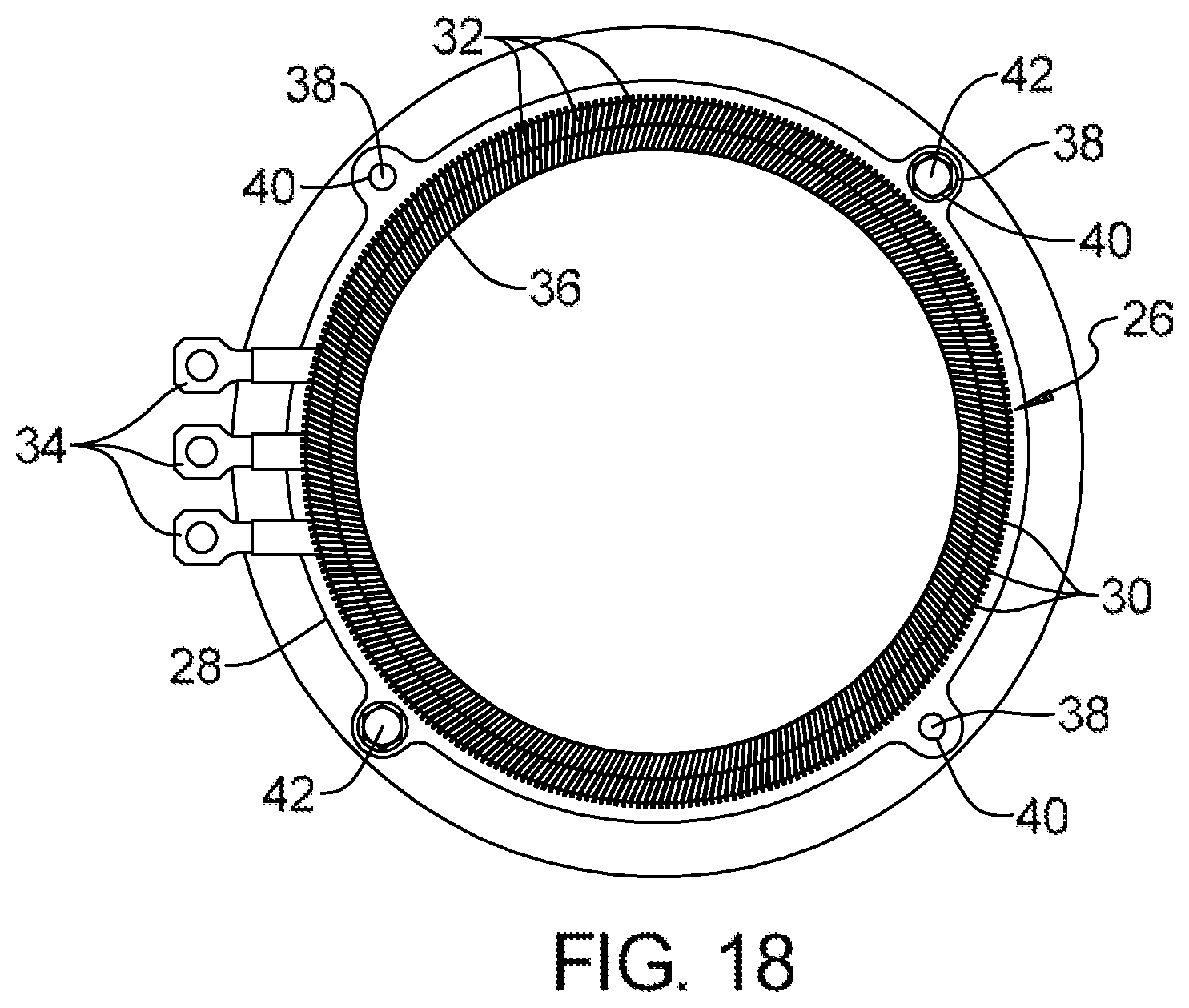 Patent US12620878 Figure 12 – Method for stator alignment to the motor housing