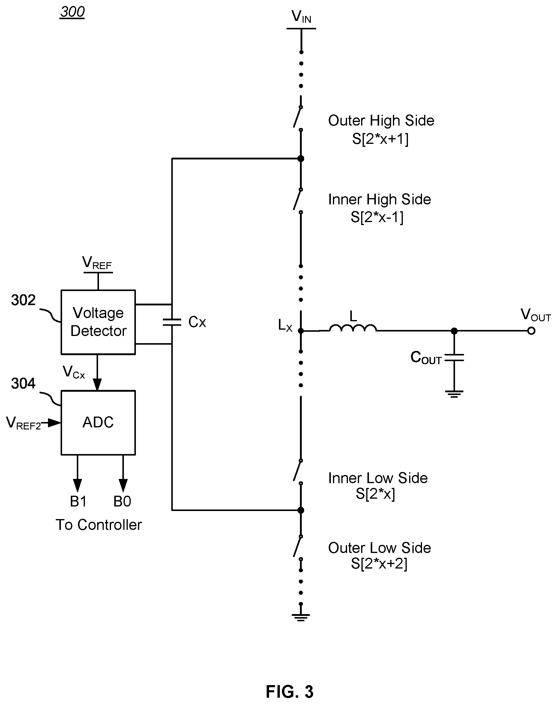 Patent US12620883 Figure 3 – Fast flash analog-to-digital converter