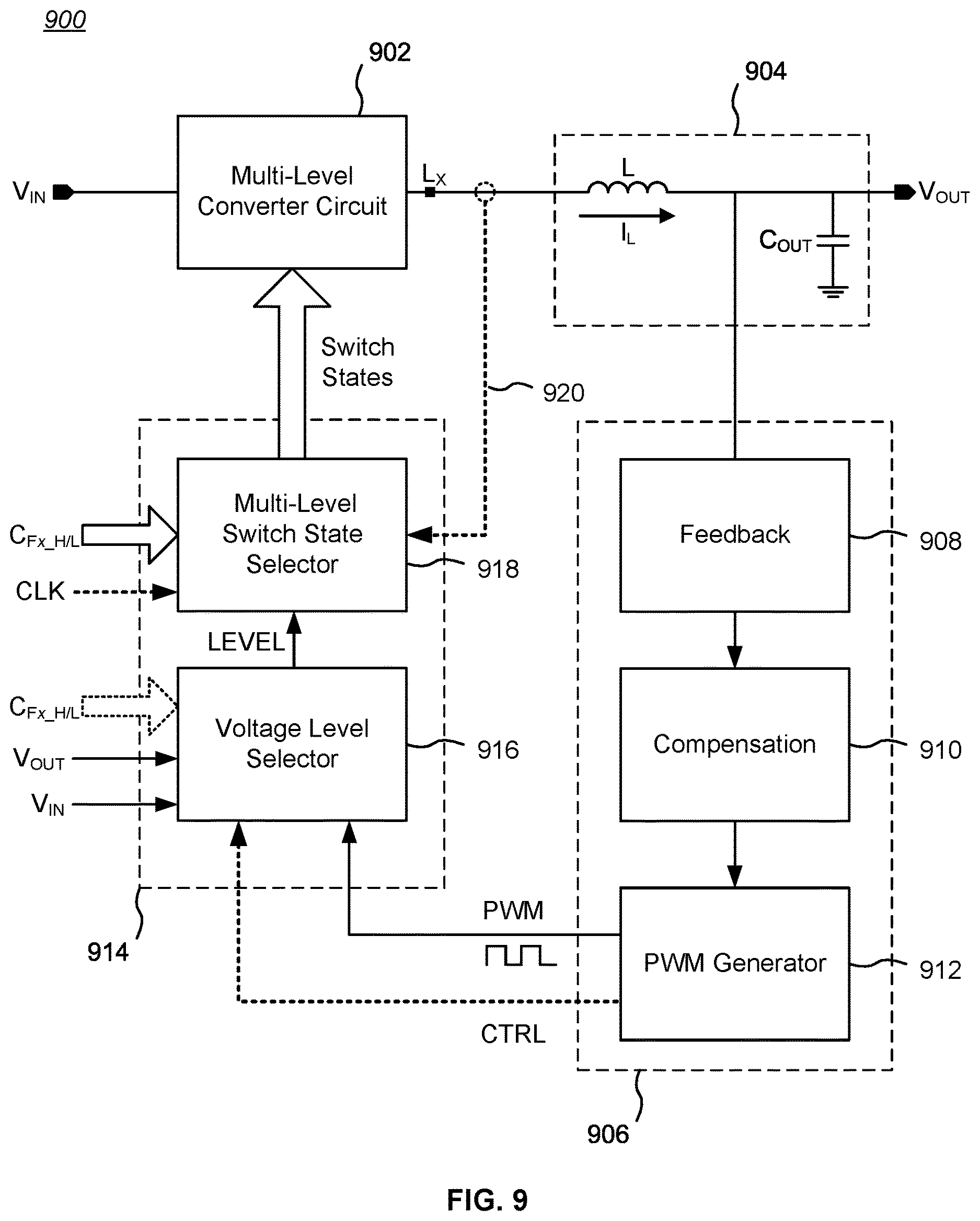 Patent US12620883 Figure 9 – Fast flash analog-to-digital converter