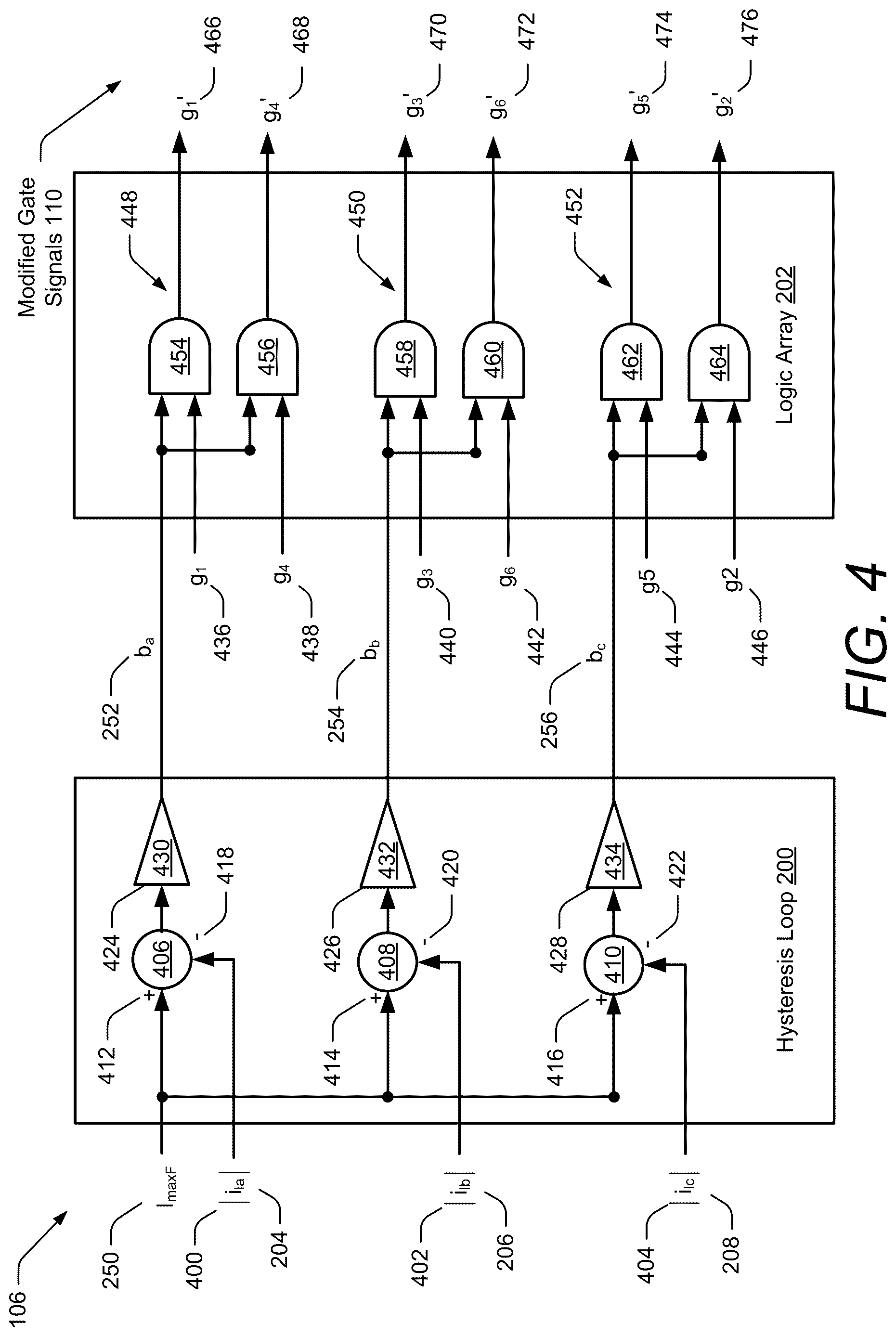 Patent US12620890 Figure 4 – Two-stage current-limiting control strategy for direct-droop-controlled grid-forming inverters