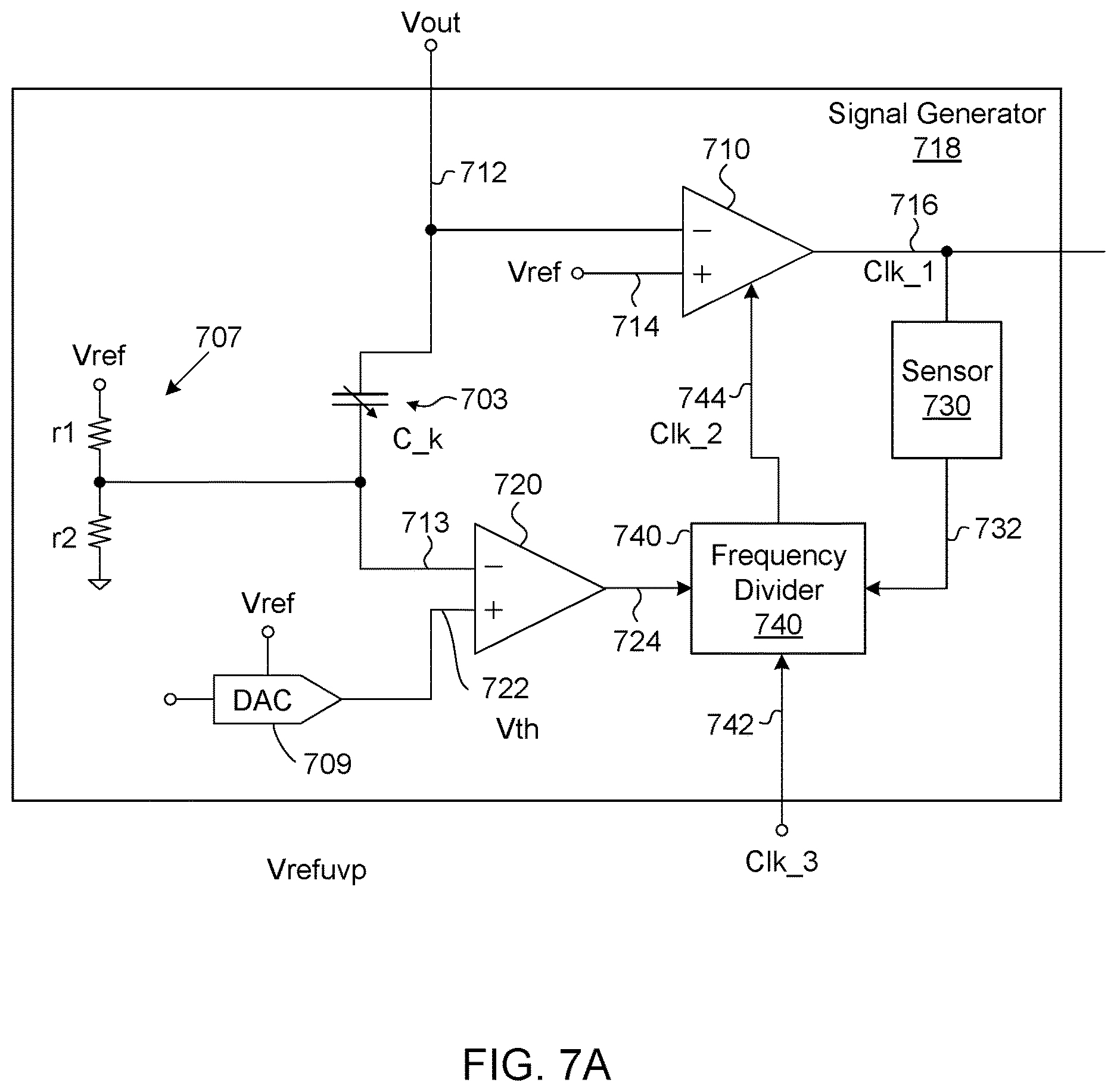 Patent US12620894 Figure 6 – Maximum frequency adjustment control for a switched capacitor power converter