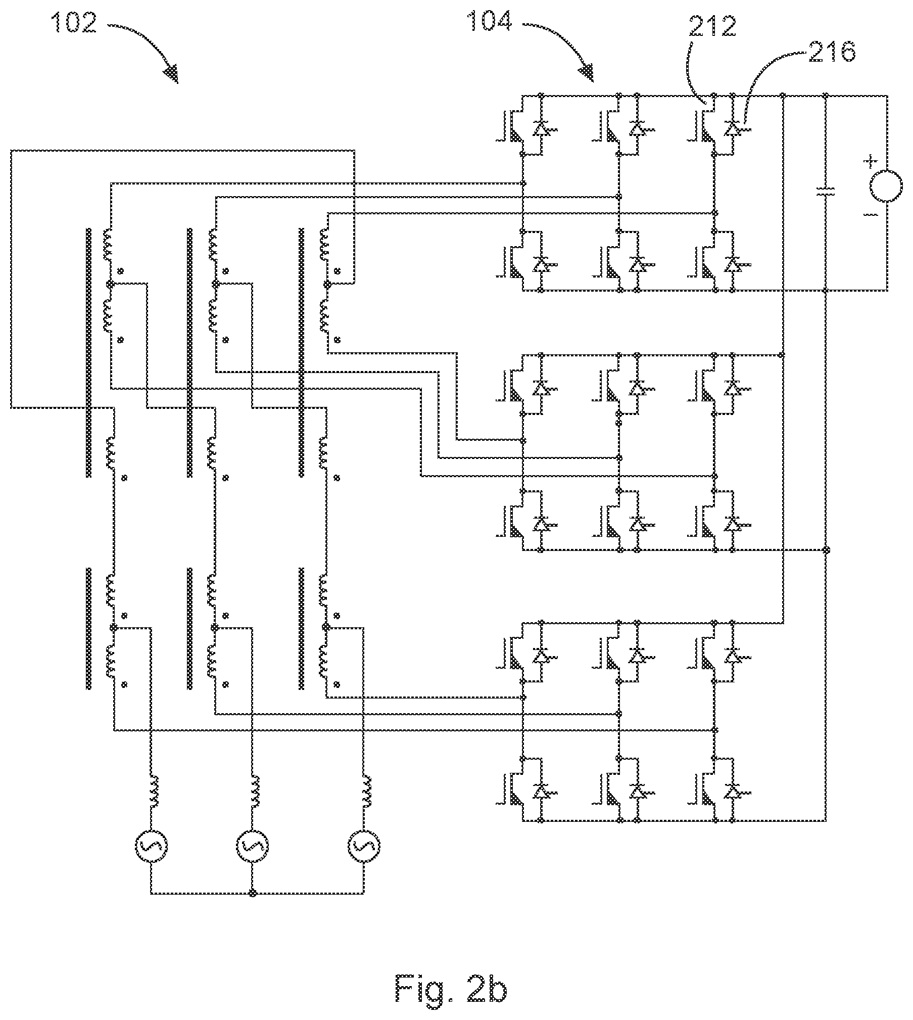Patent US12620902 Figure 3 – Bi-directional medium voltage to low voltage converter topology
