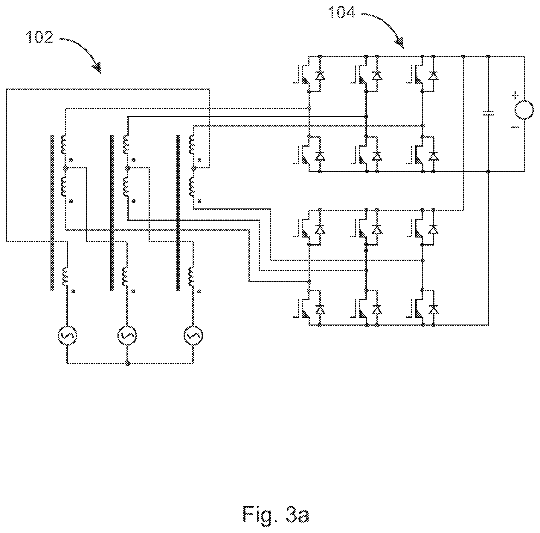 Patent US12620902 Figure 5 – Bi-directional medium voltage to low voltage converter topology