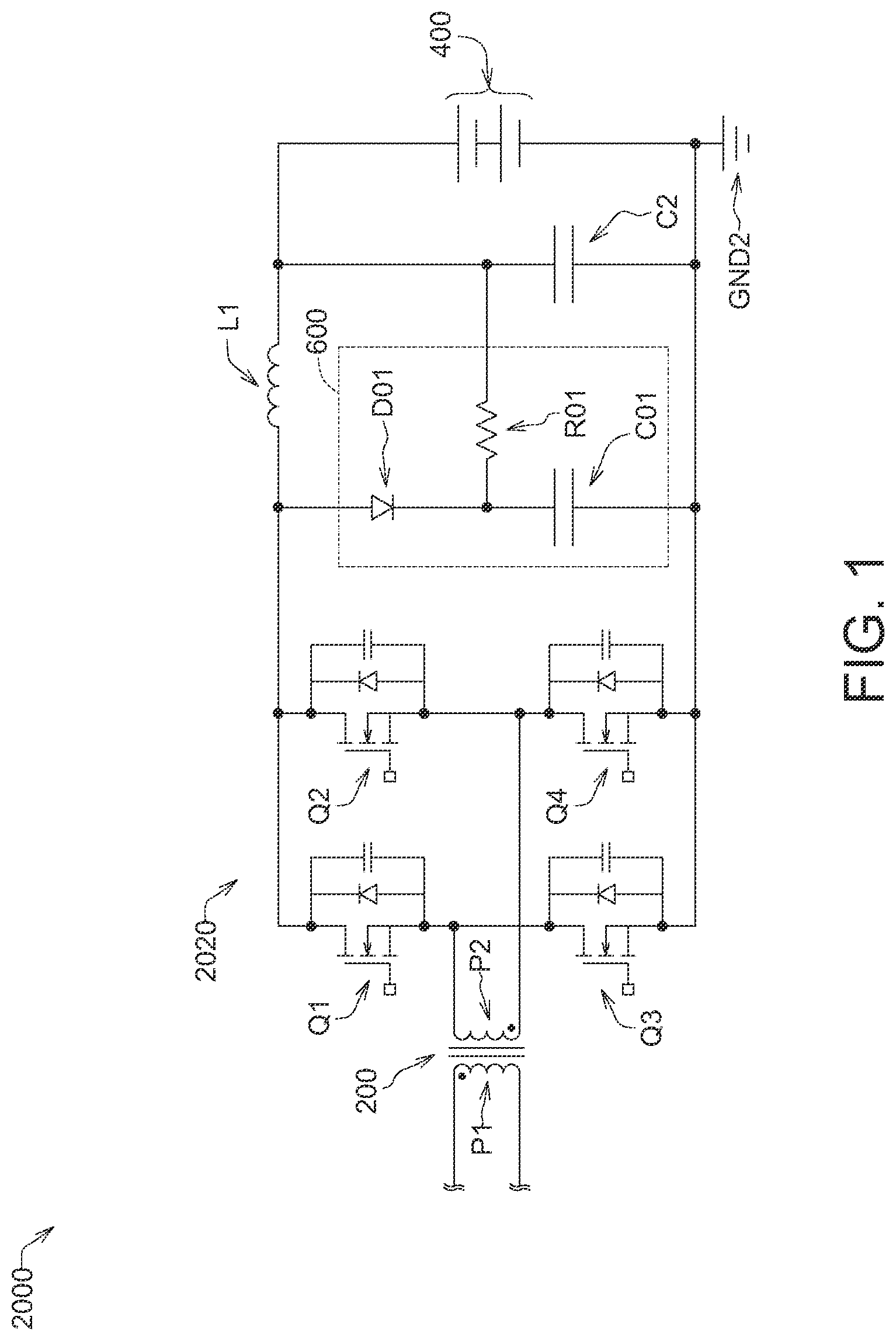 Patent US12620904 Figure 1 – Power conversion circuit