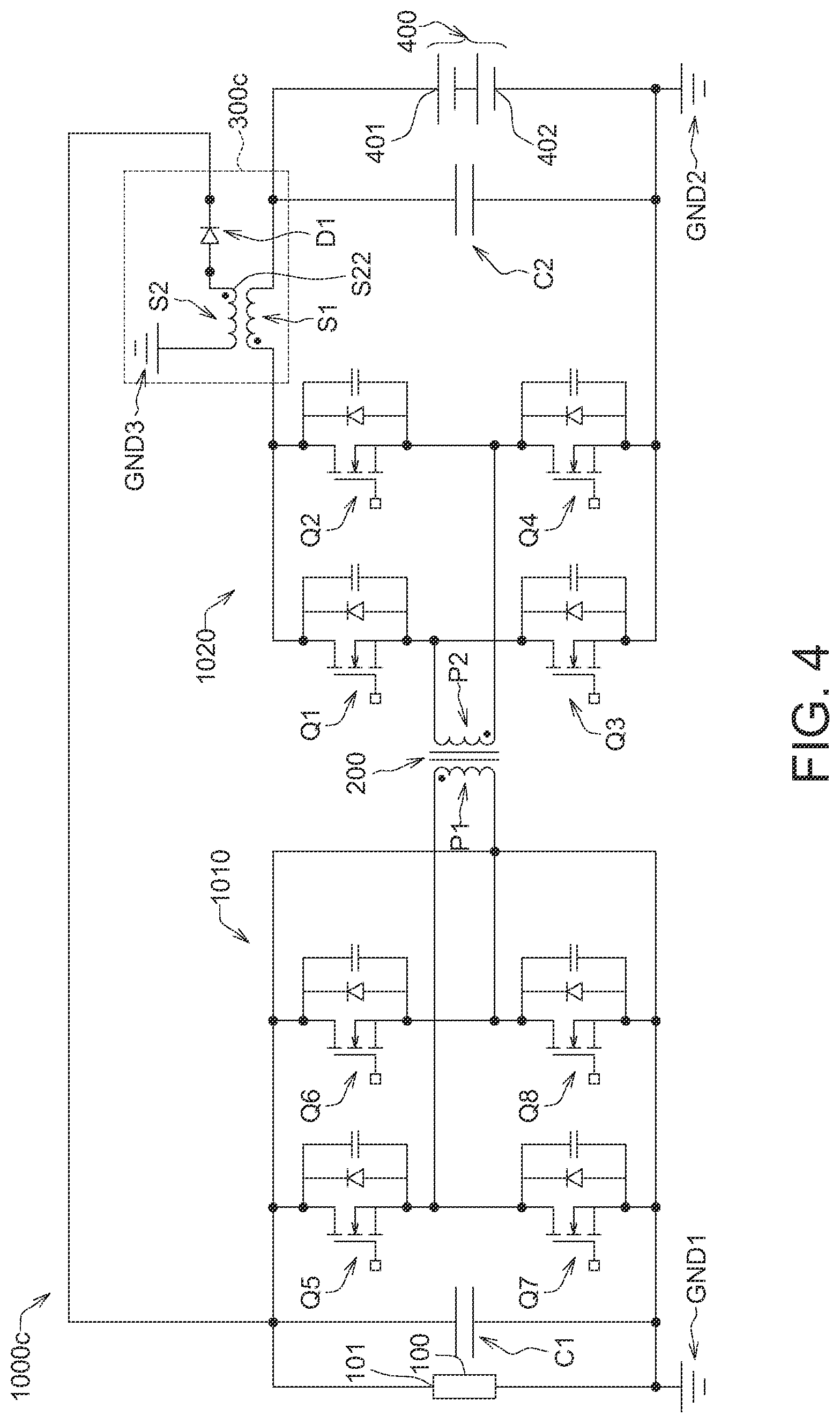 Patent US12620904 Figure 6 – Power conversion circuit