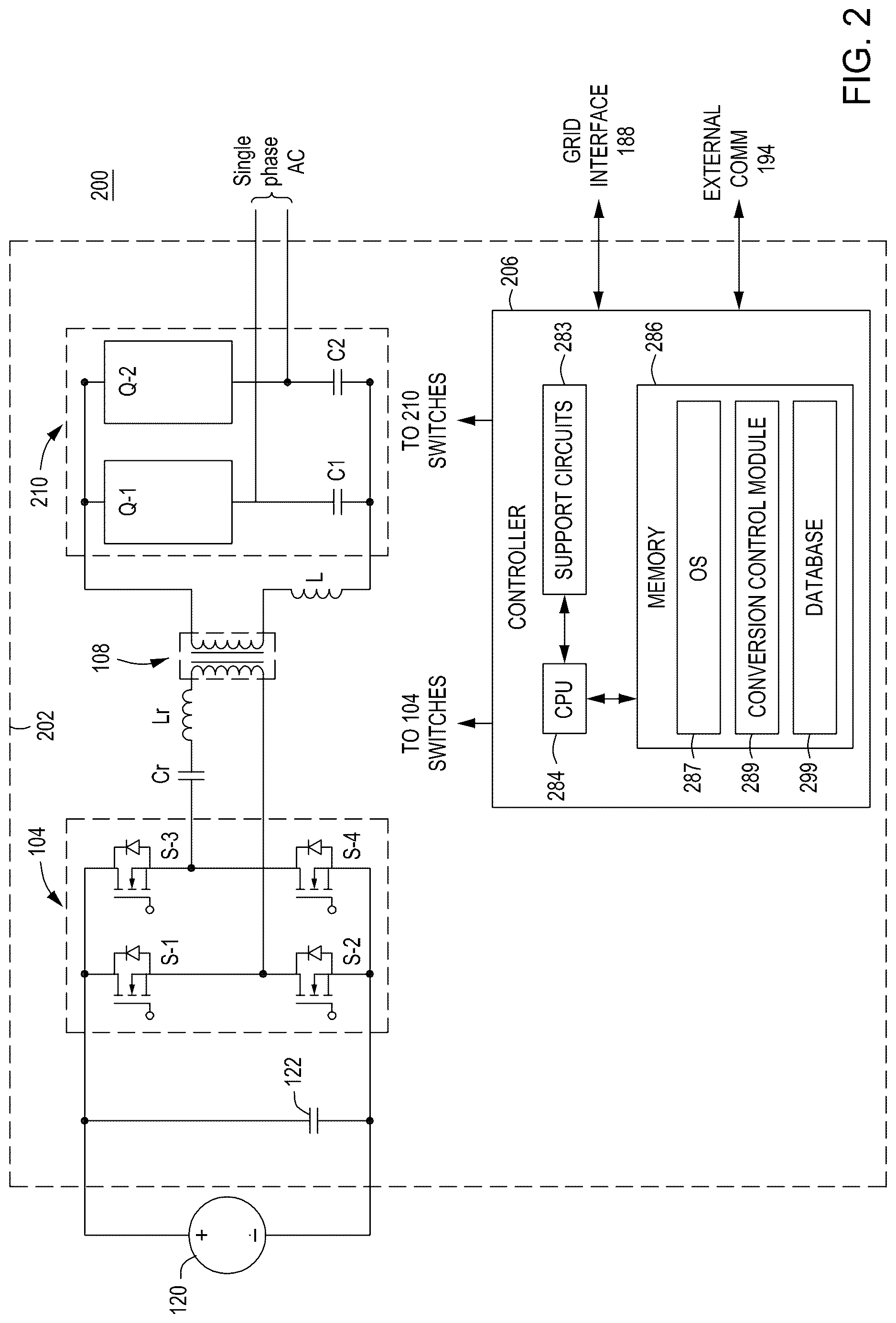Patent US12620905 Figure 2 – Methods and apparatus for controlling switching in power converters
