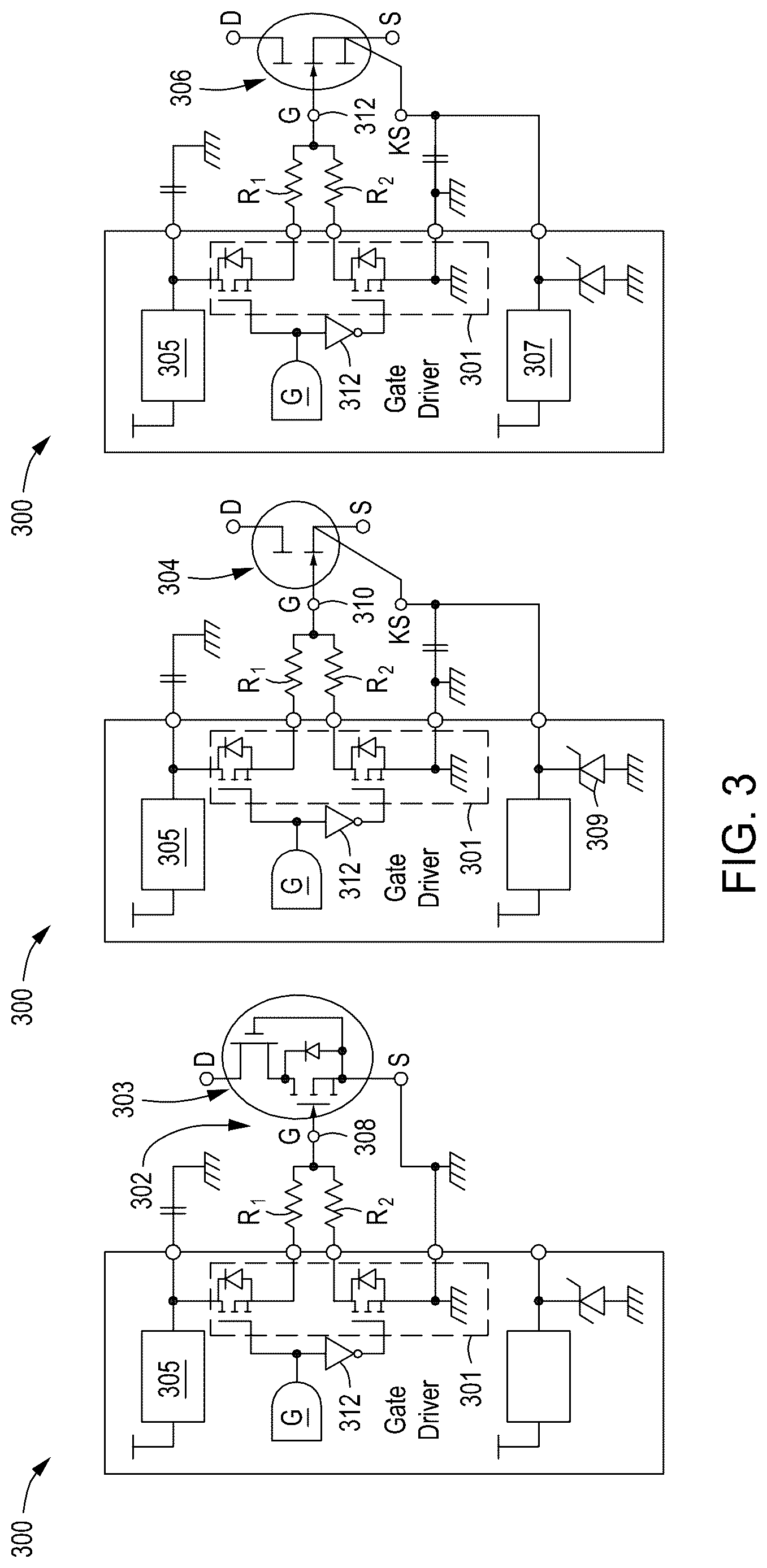 Patent US12620905 Figure 3 – Methods and apparatus for controlling switching in power converters