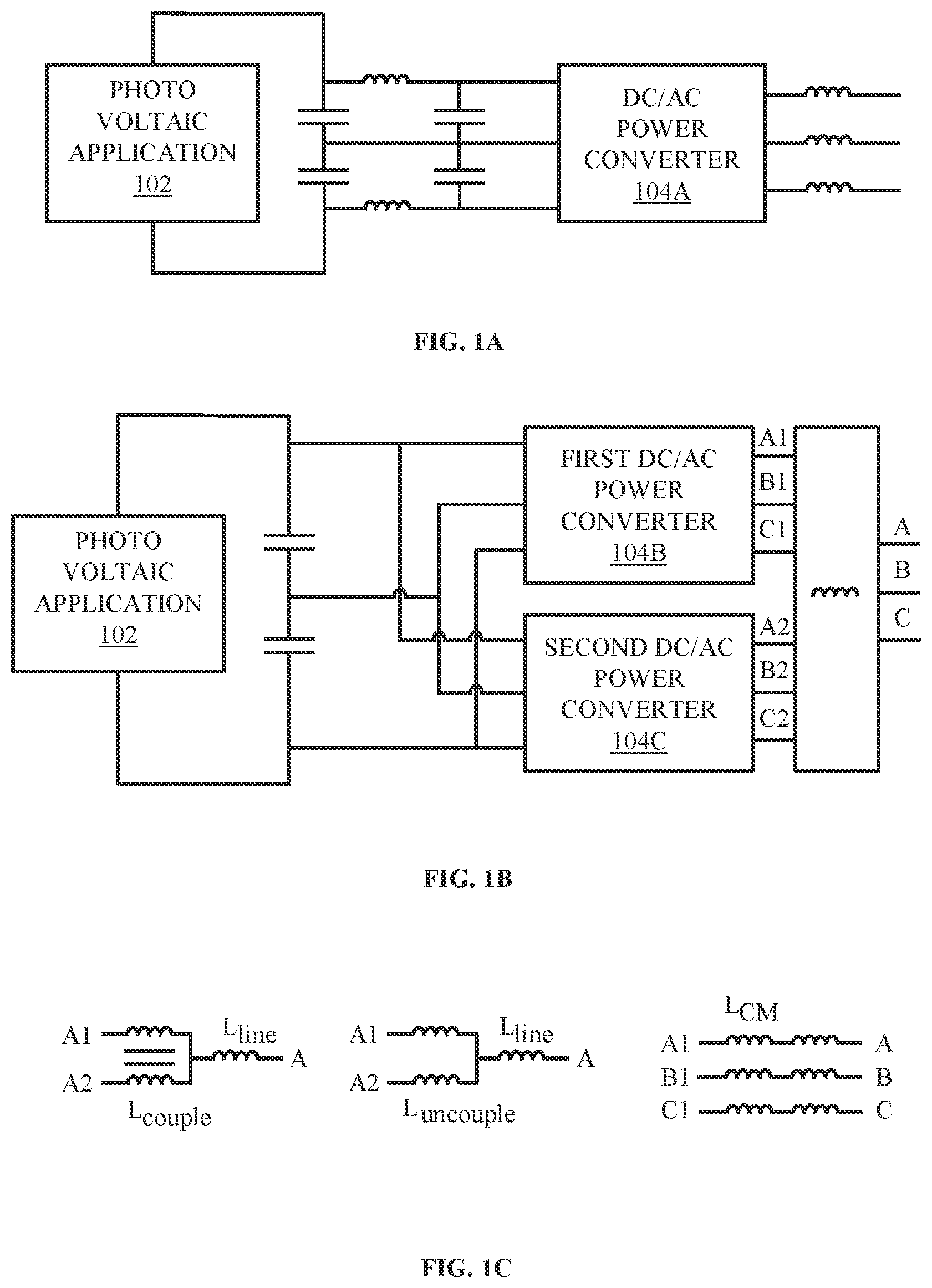 Patent US12620909 Figure 1 – Power conversion system for reducing dc-link capacitor stress