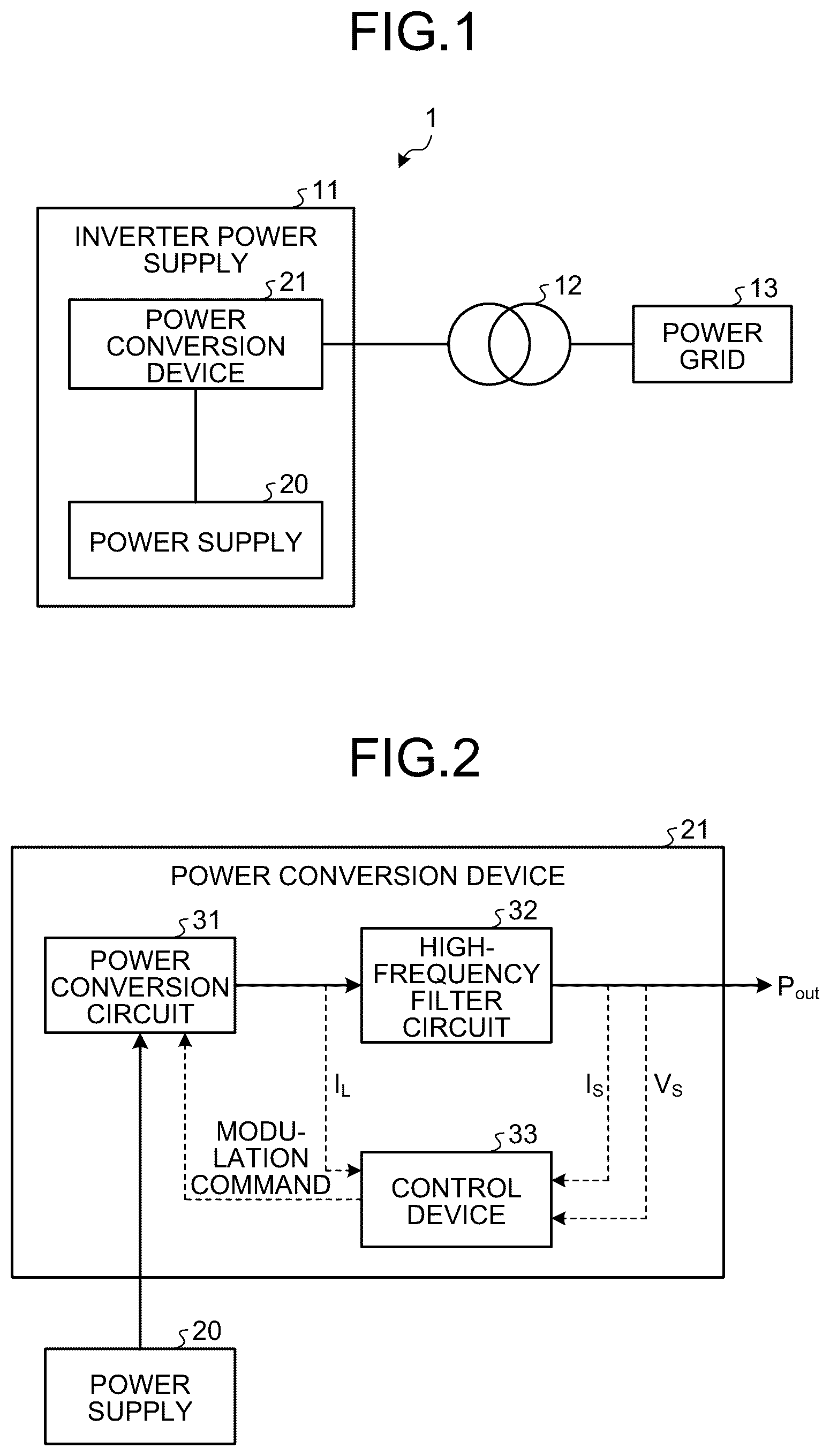 Patent US12620910 Figure 1 – Power conversion device, recording medium, and control method