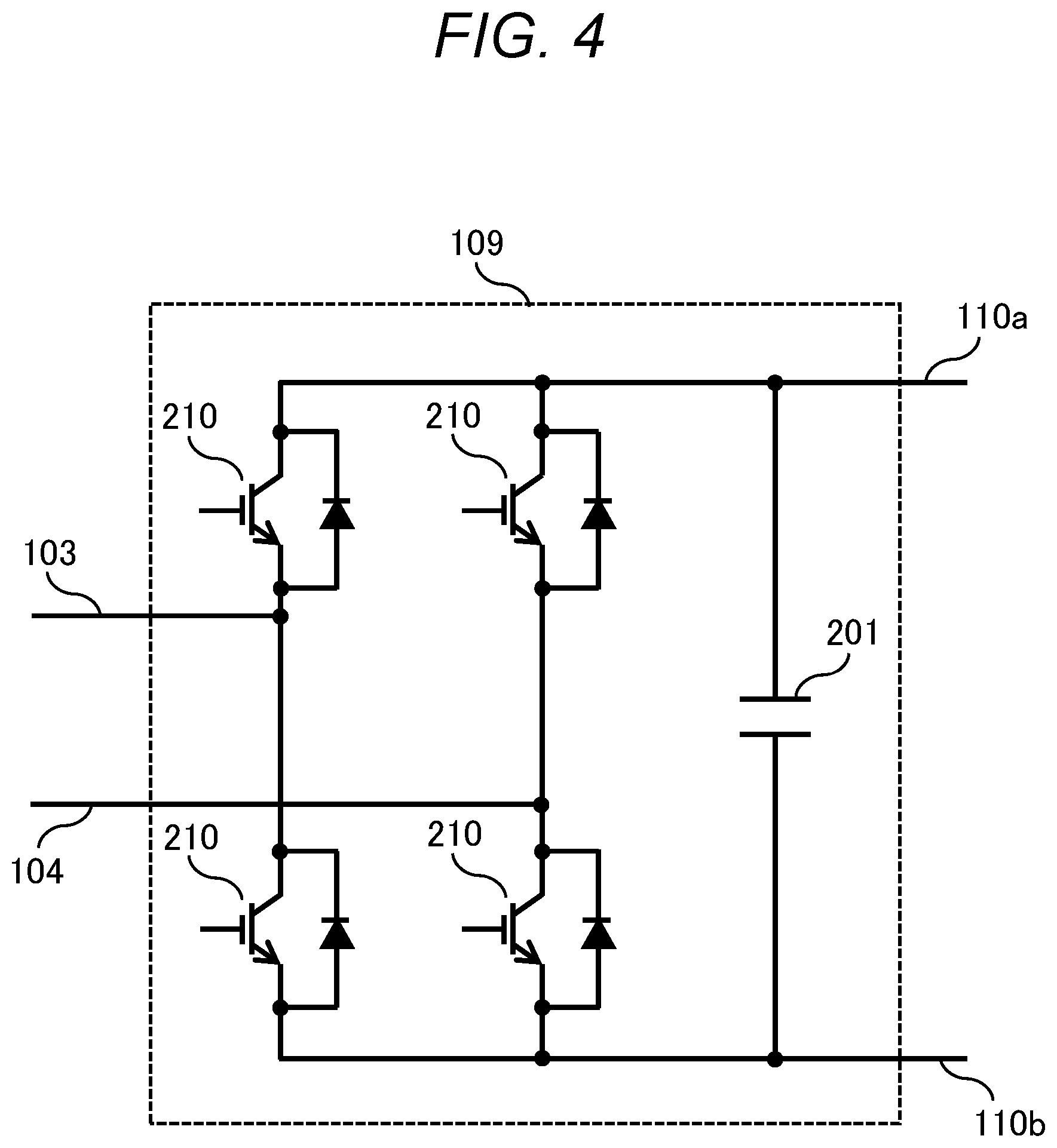Patent US12620913 Figure 4 – Power conversion device including a plurality of converter units and a bidirectional DC/DC converter connected between two dc outputs of a plurality of dc outputs of the plurality of converter units