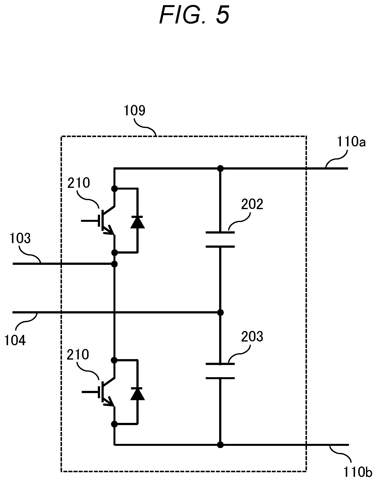 Patent US12620913 Figure 5 – Power conversion device including a plurality of converter units and a bidirectional DC/DC converter connected between two dc outputs of a plurality of dc outputs of the plurality of converter units