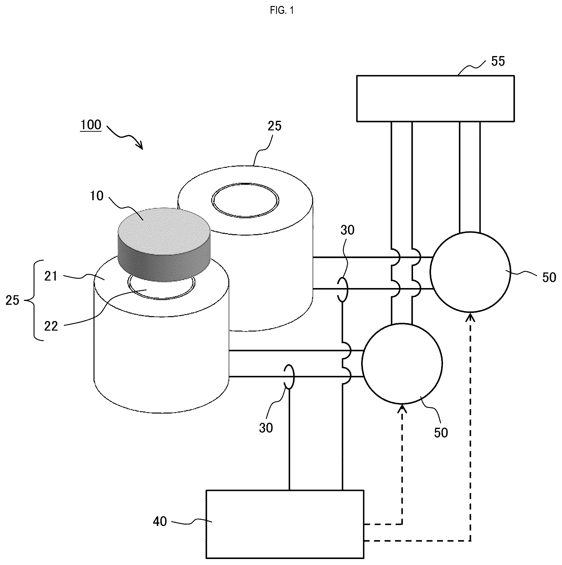 Patent US12620916 Figure 1 – Transport device