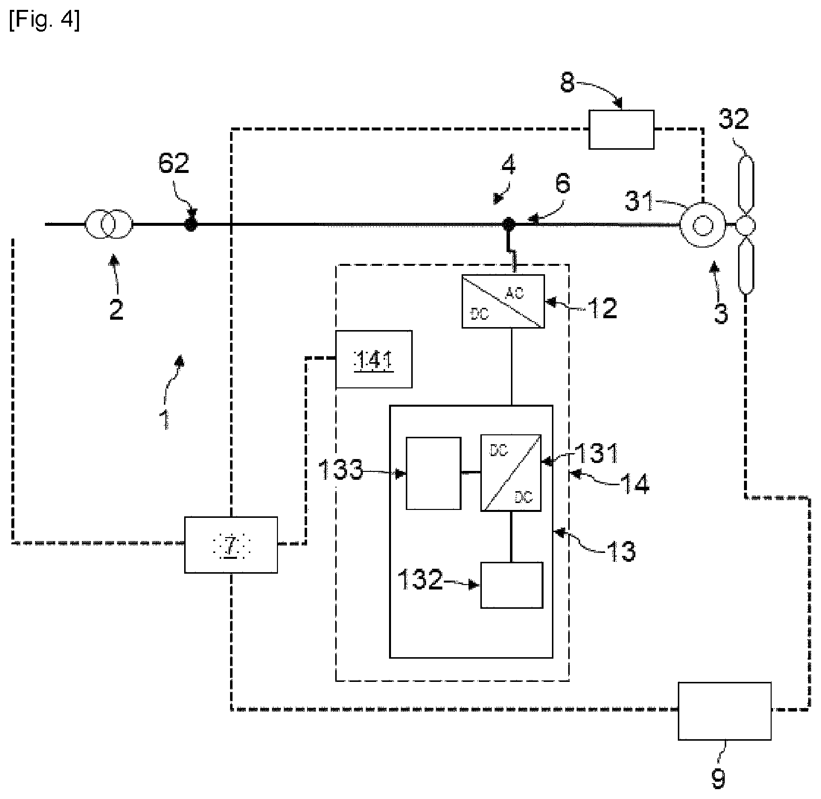 Patent US12620917 Figure 3 – Water turbine power generation system and control method for providing improved dynamic response to major power setpoint variations
