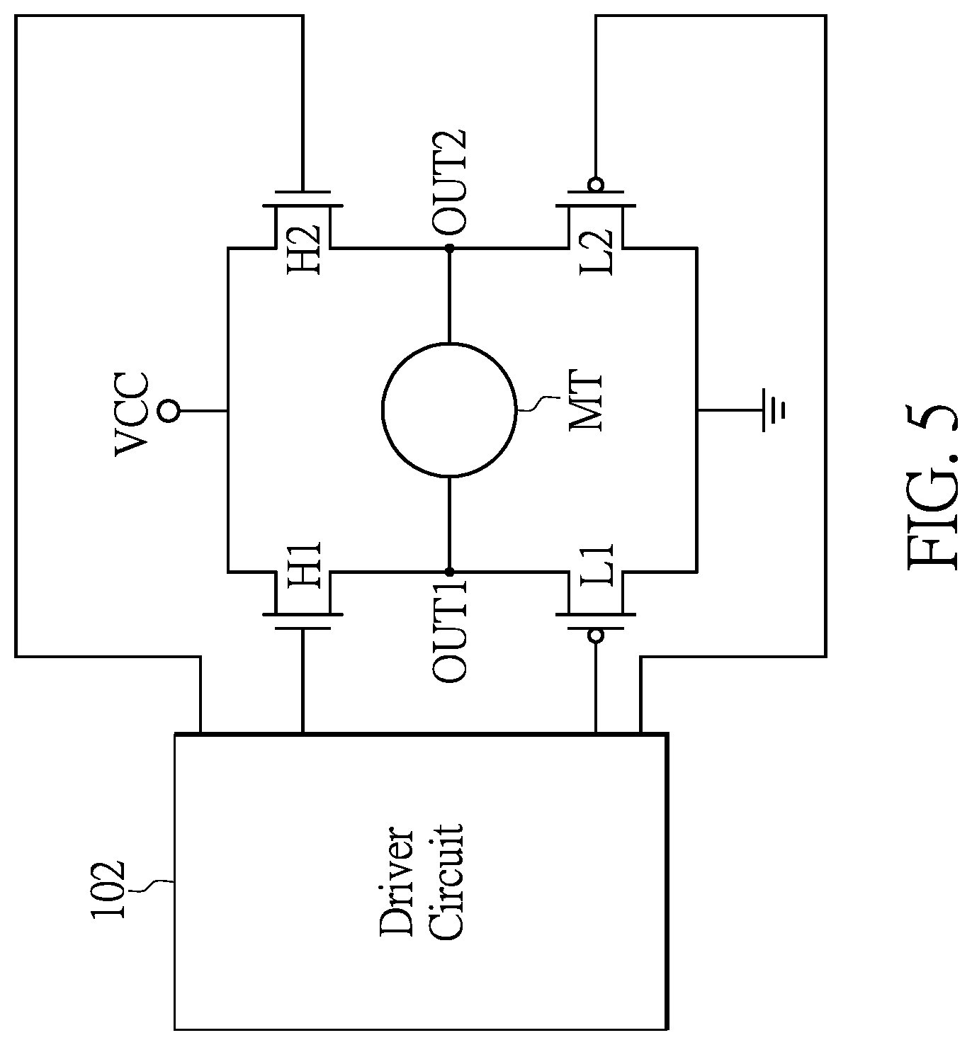Patent US12620921 Figure 5 – Motor rotational speed control system and method having duty cycle variable modulation mechanism