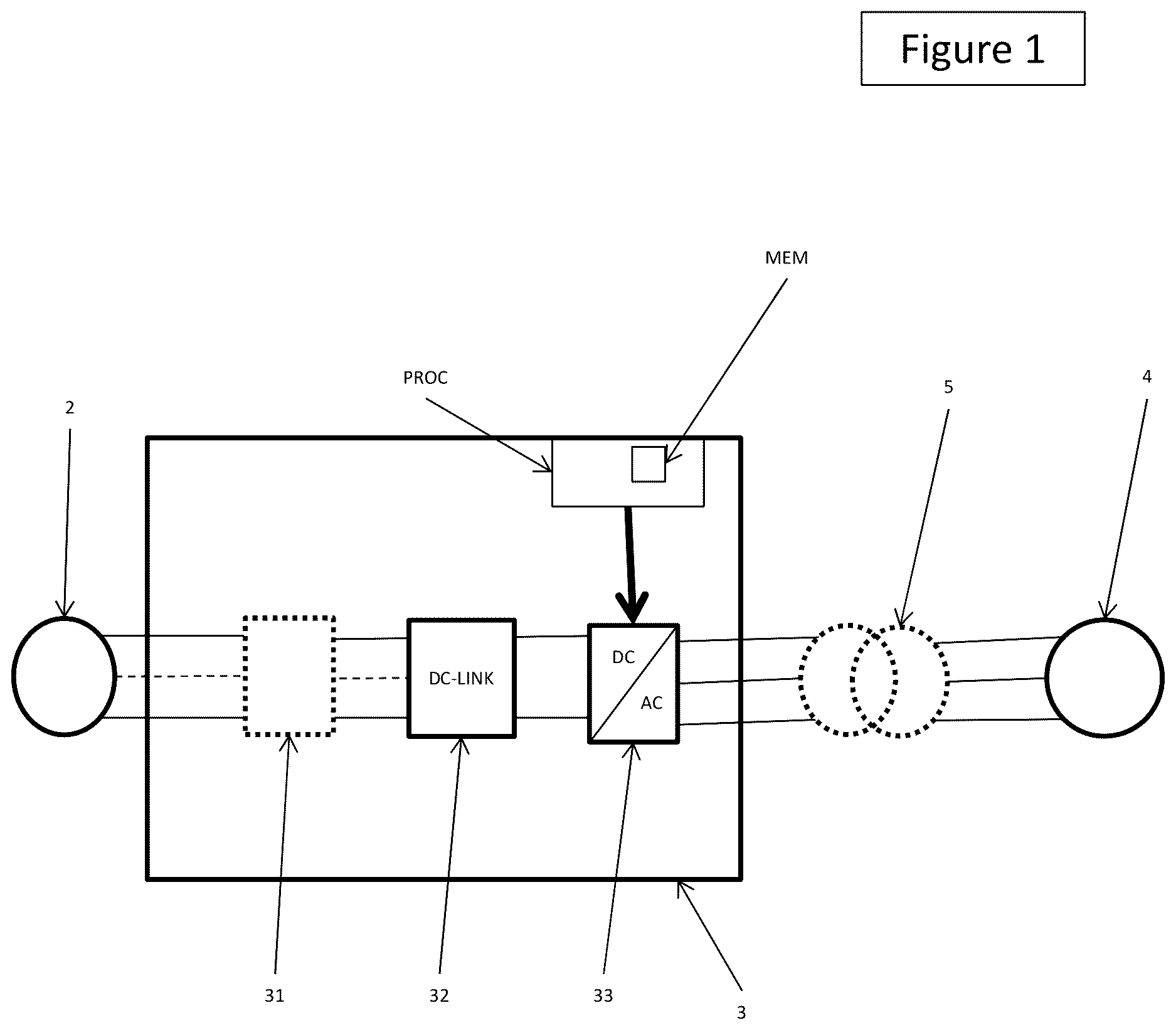 Patent US12620923 Figure 1 – Variable speed drive control