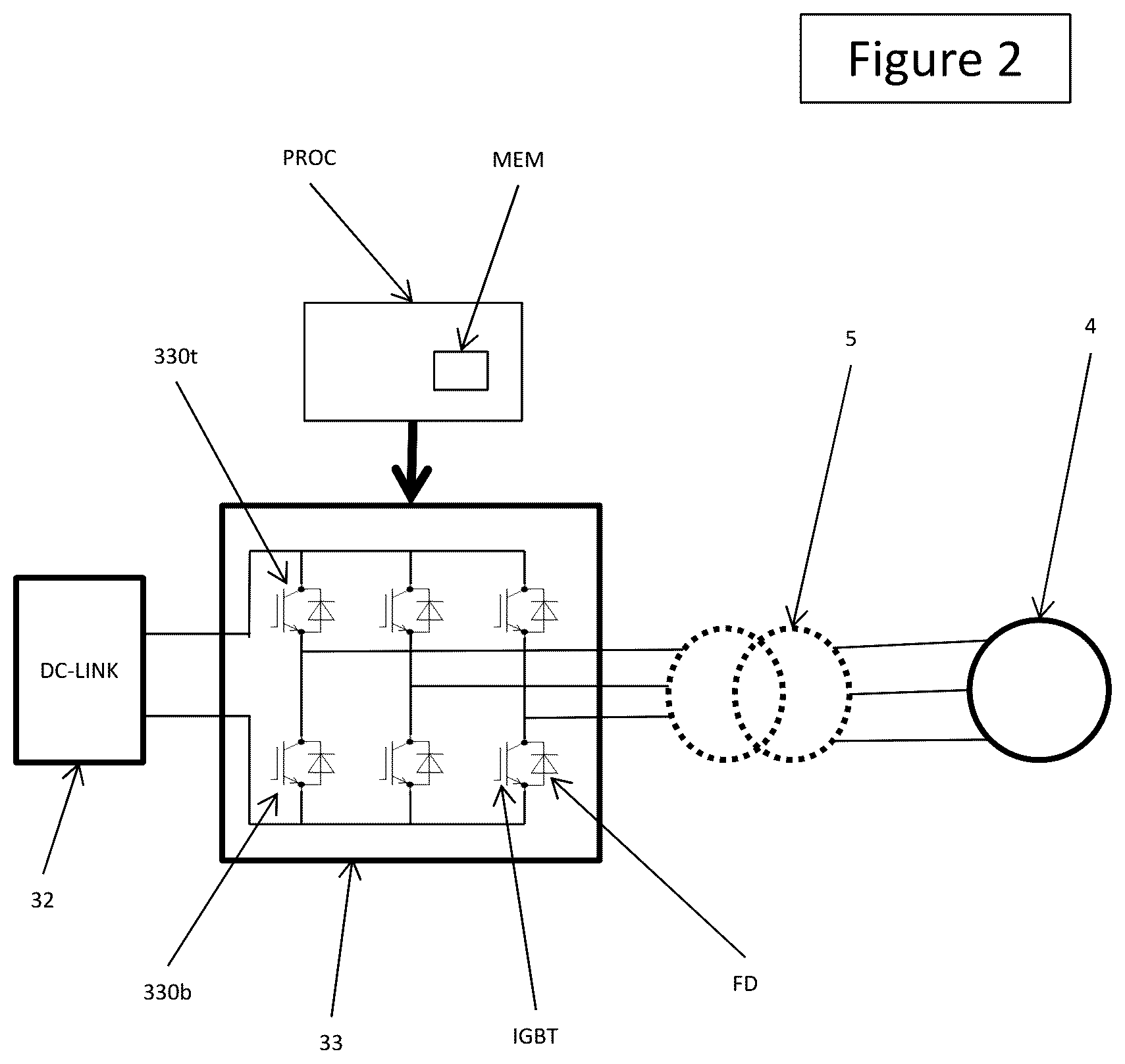 Patent US12620923 Figure 2 – Variable speed drive control