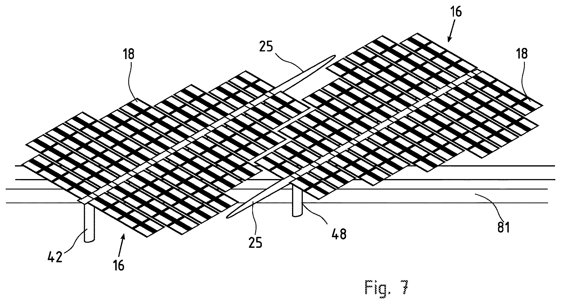 Patent US12620925 Figure 3 – Photovoltaic installation