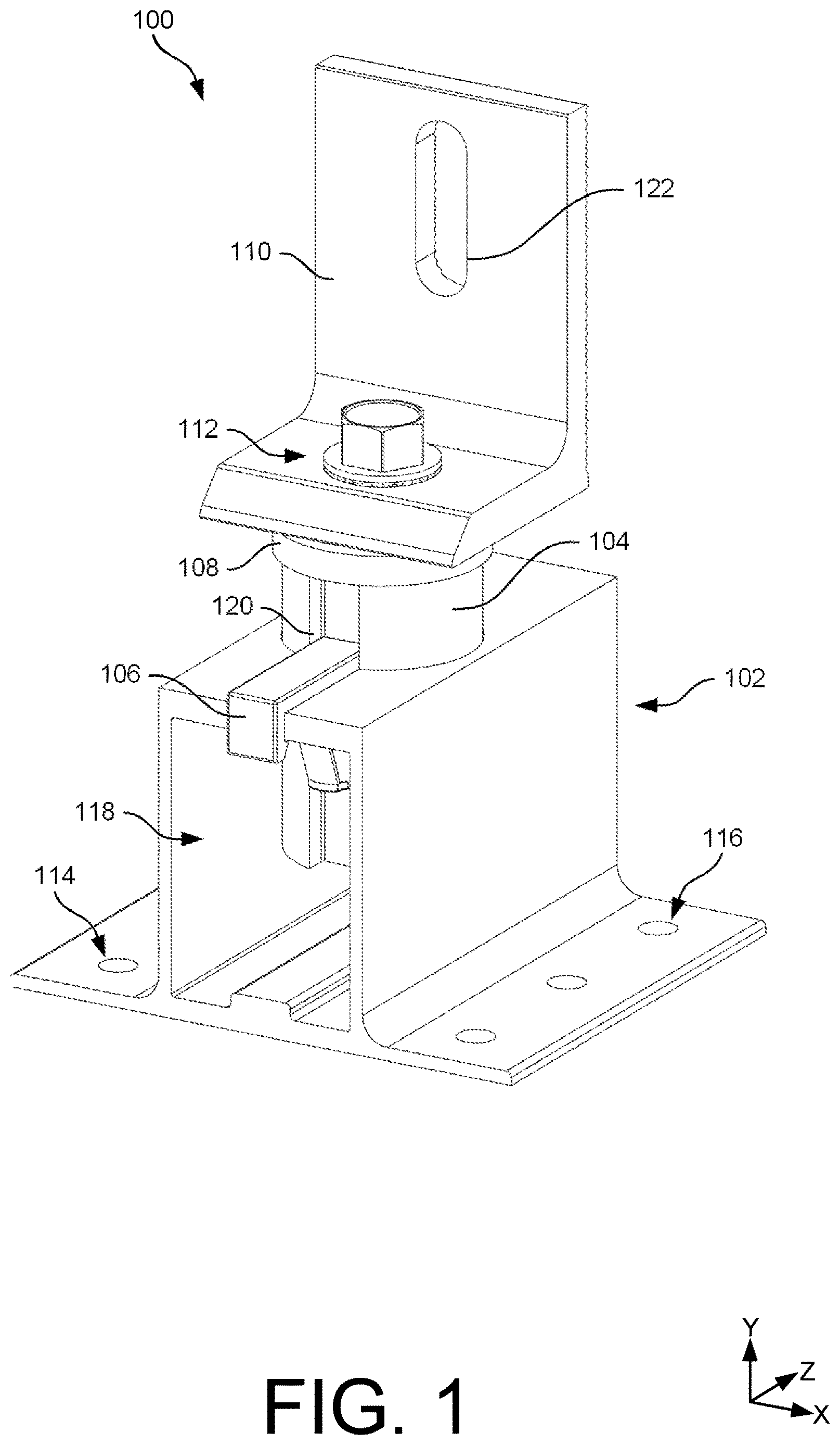 Patent US12620927 Figure 1 – Mounting system for replacement tile(s) and photovoltaic module(s)