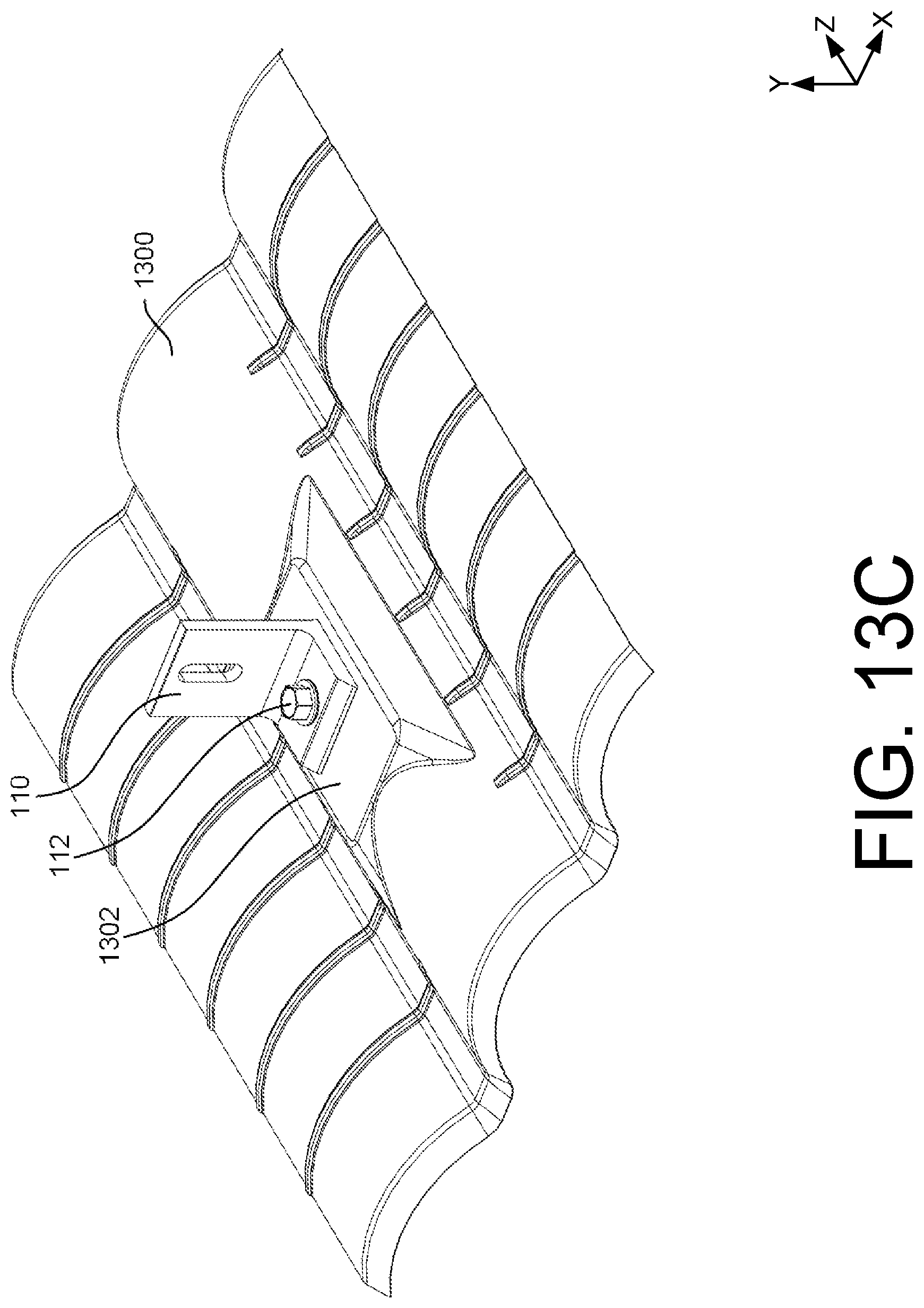 Patent US12620927 Figure 18 – Mounting system for replacement tile(s) and photovoltaic module(s)