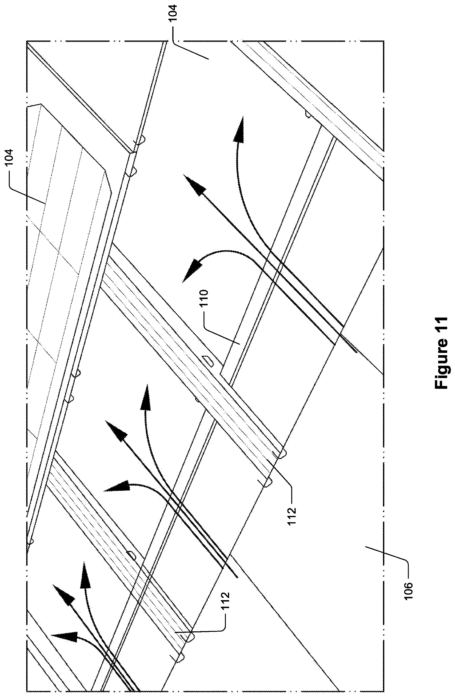 Patent US12620928 Figure 9 – Solar roof structure