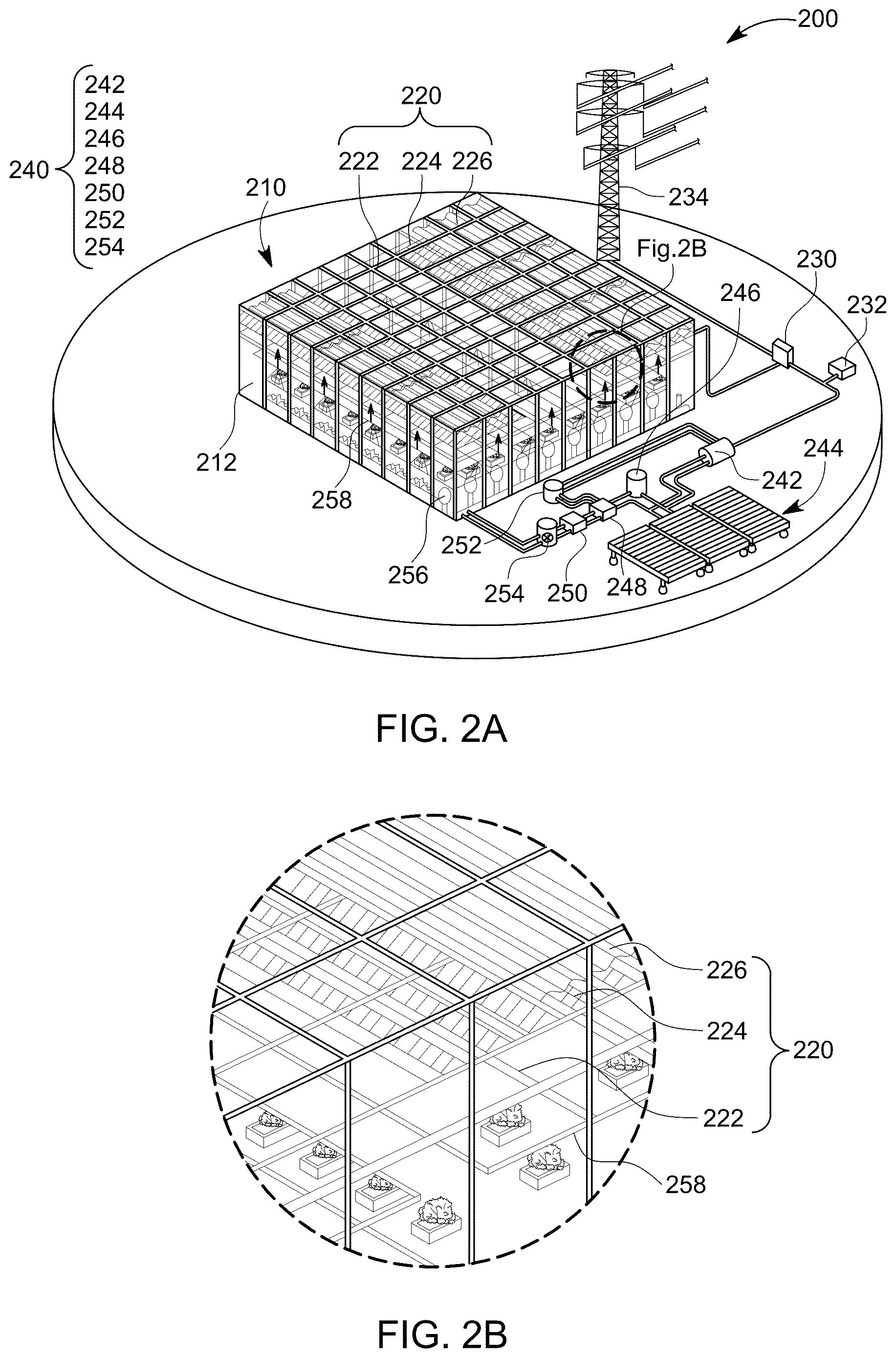 Patent US12620930 Figure 2 – Multi-tier, foldable photovoltaic roof and method