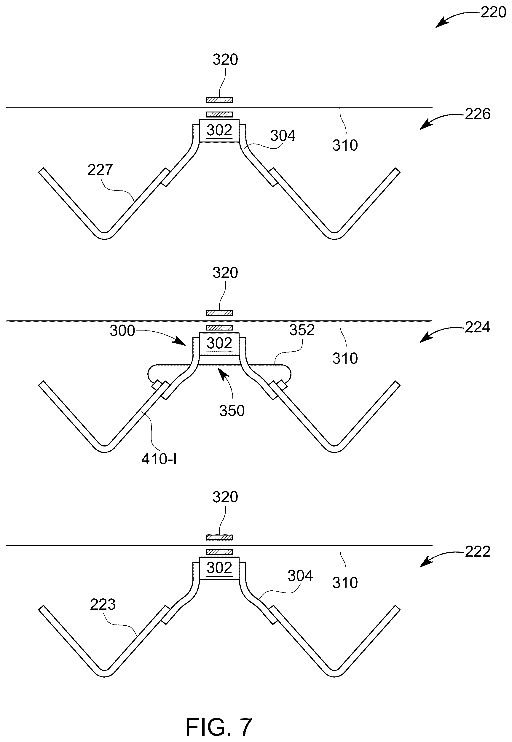 Patent US12620930 Figure 7 – Multi-tier, foldable photovoltaic roof and method