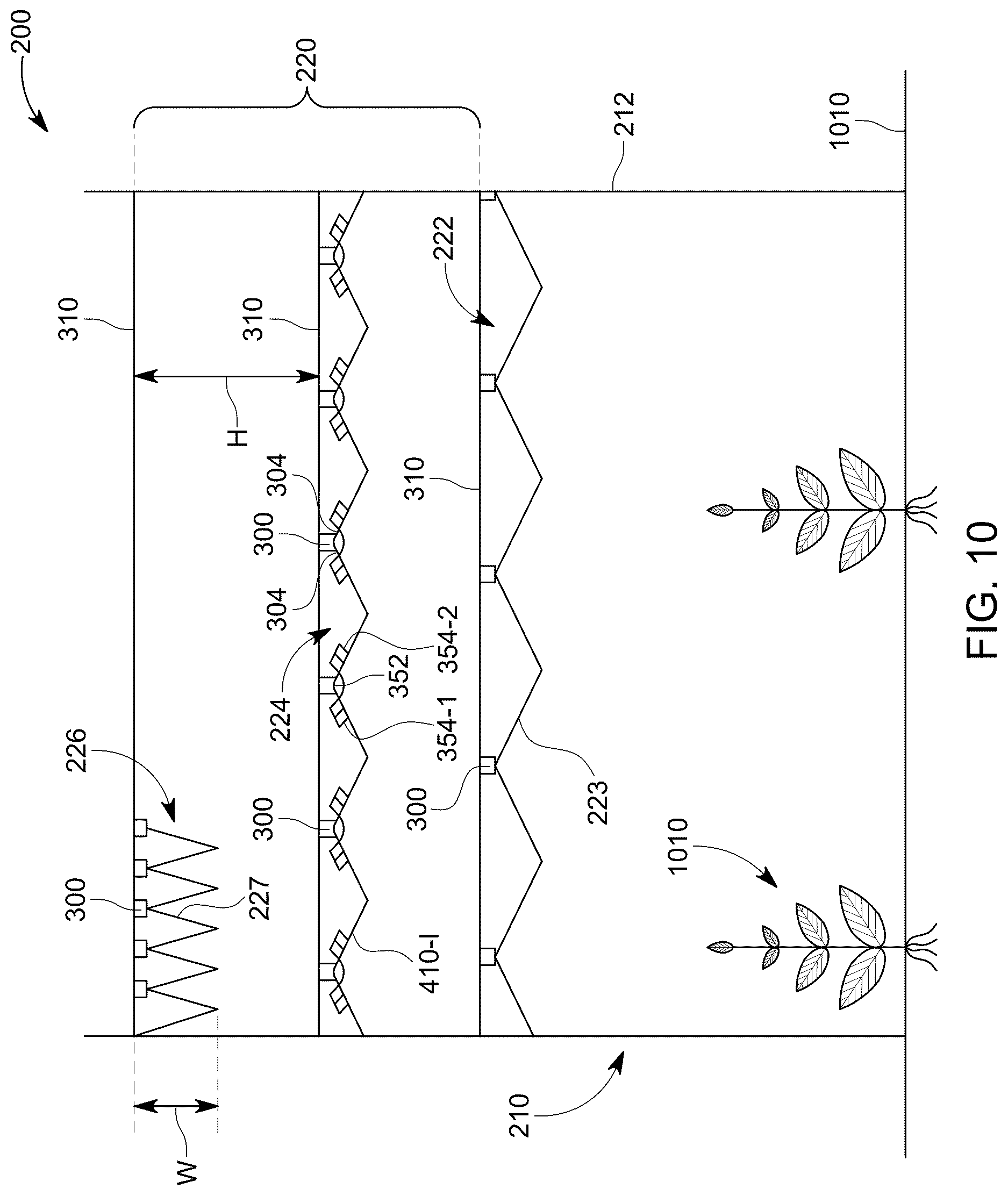 Patent US12620930 Figure 10 – Multi-tier, foldable photovoltaic roof and method