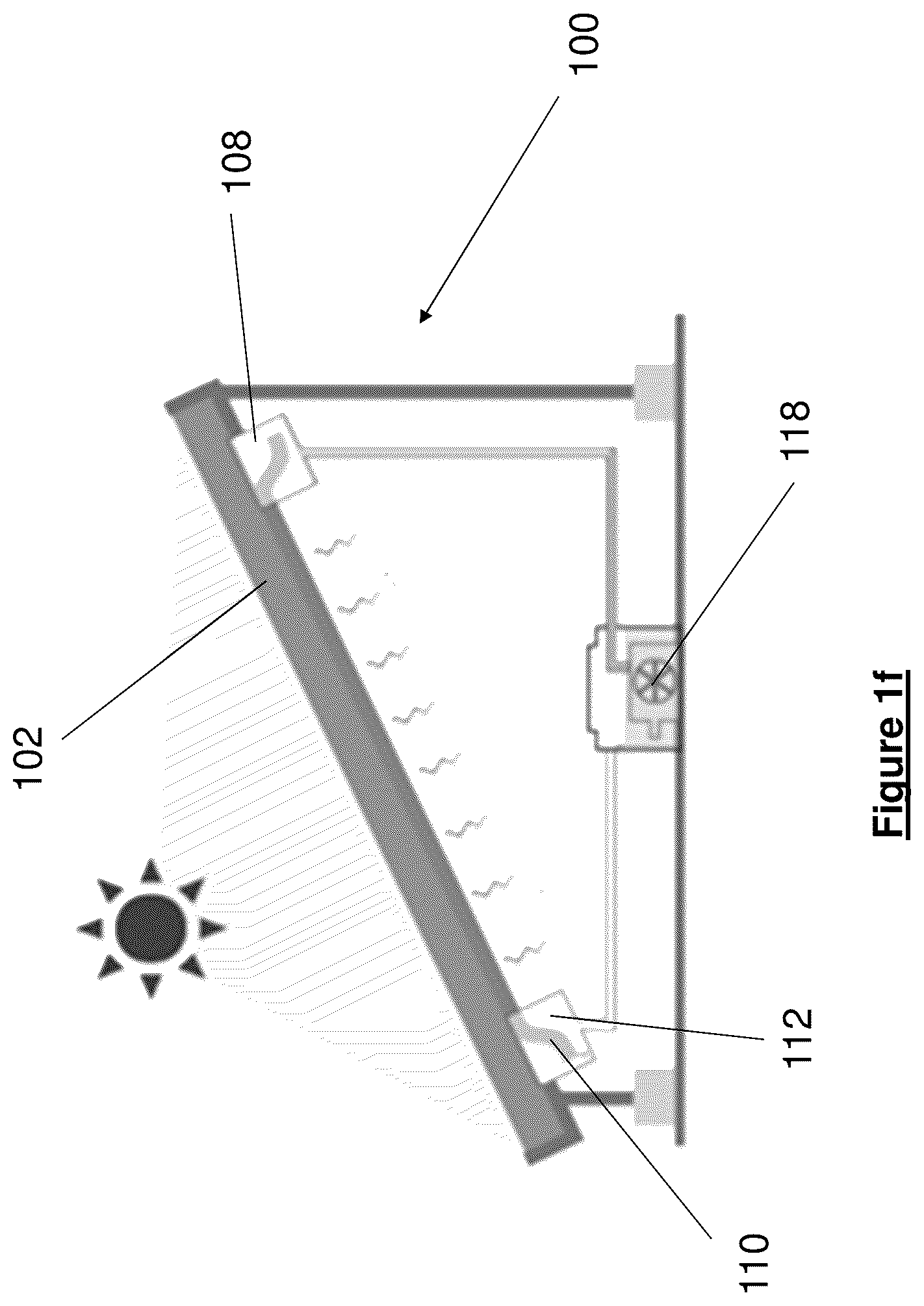 Patent US12620932 Figure 6 – Photovoltaics panel, photovoltaics system and evaporating system for photovoltaics system