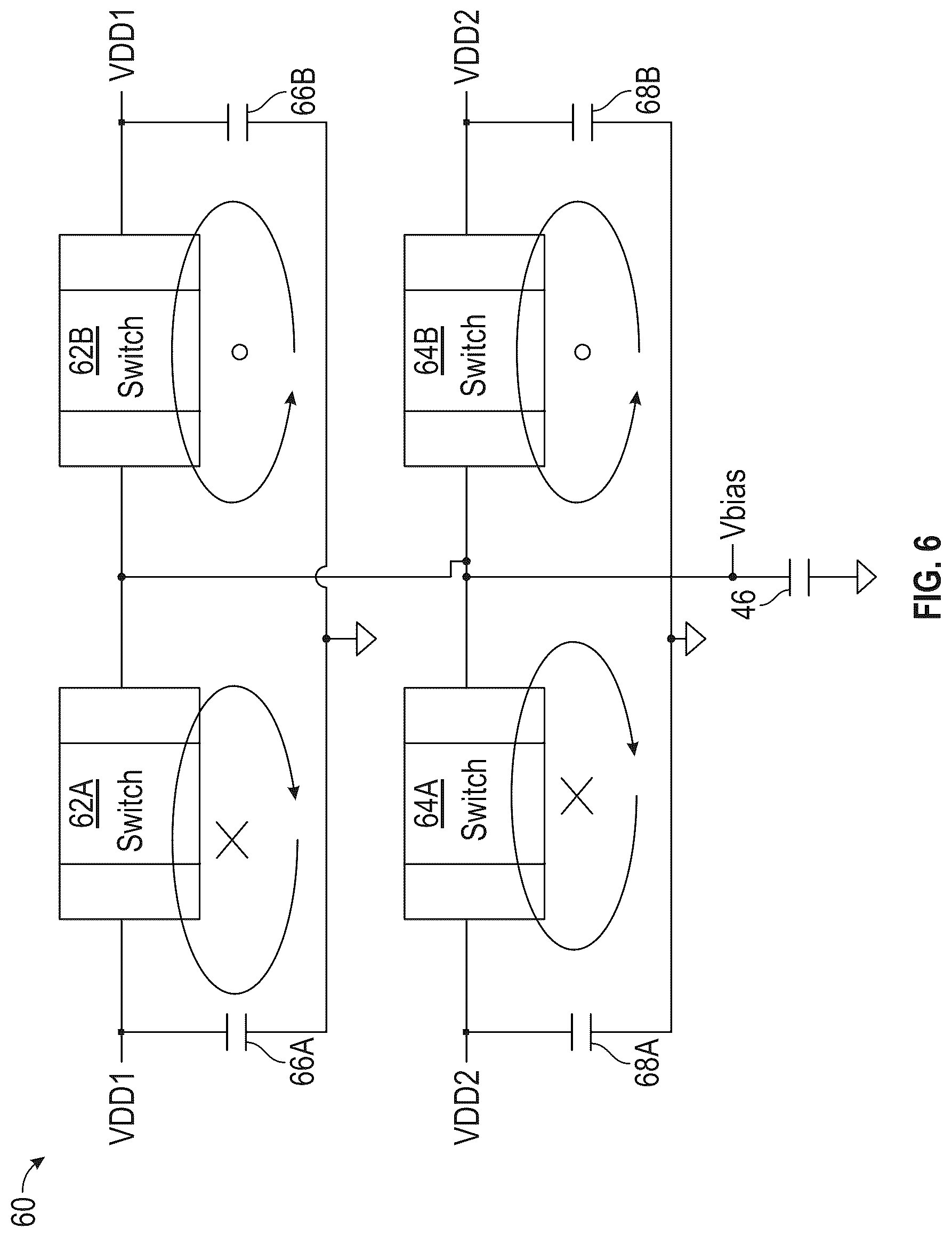 Patent US12620939 Figure 5 – Magnetic field cancellation in radio frequency power amplifier envelope trackers